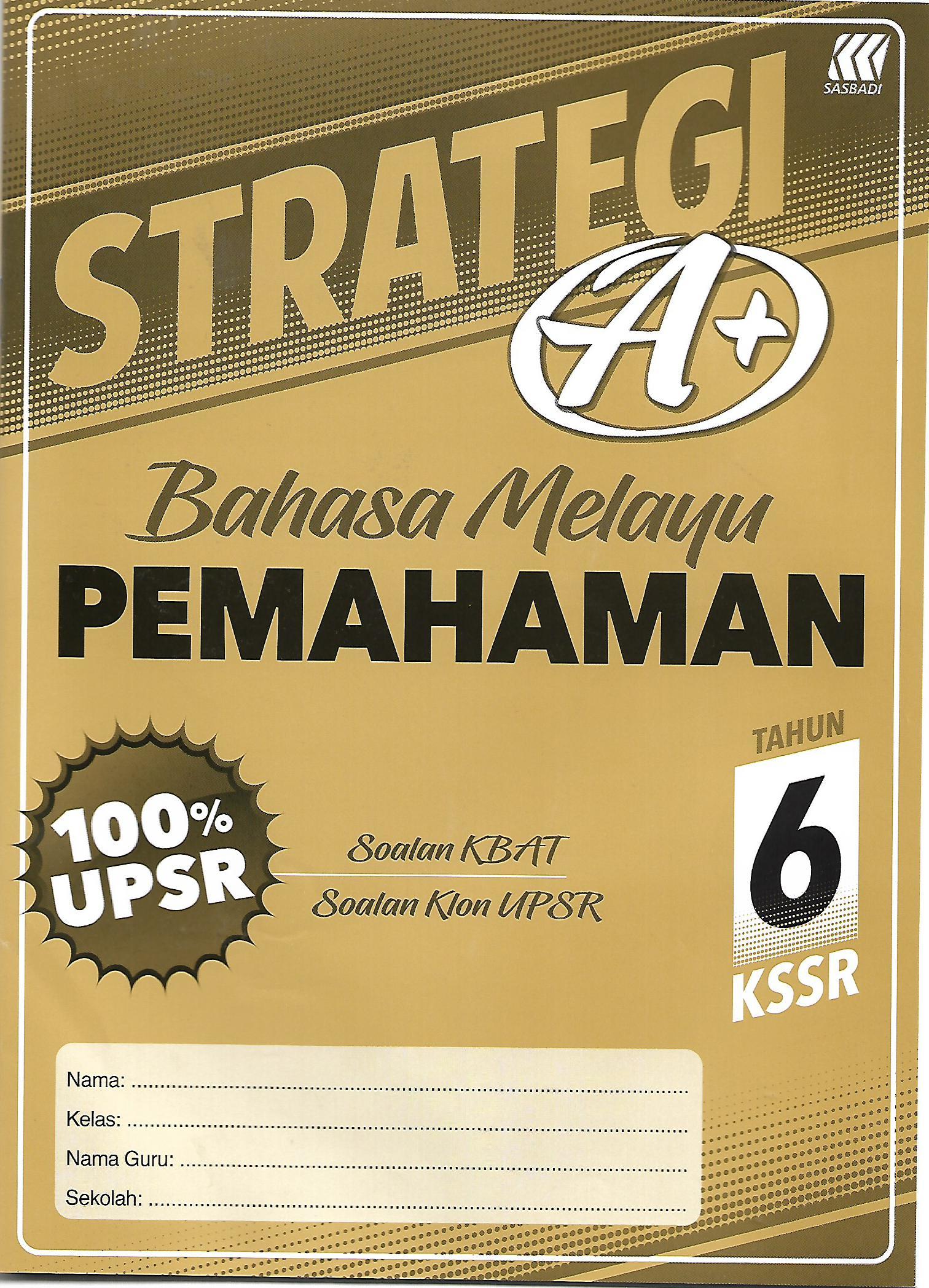 BUKU LATIHAN STRATEGI A+ TAHUN 6 (2020) – aneka.my