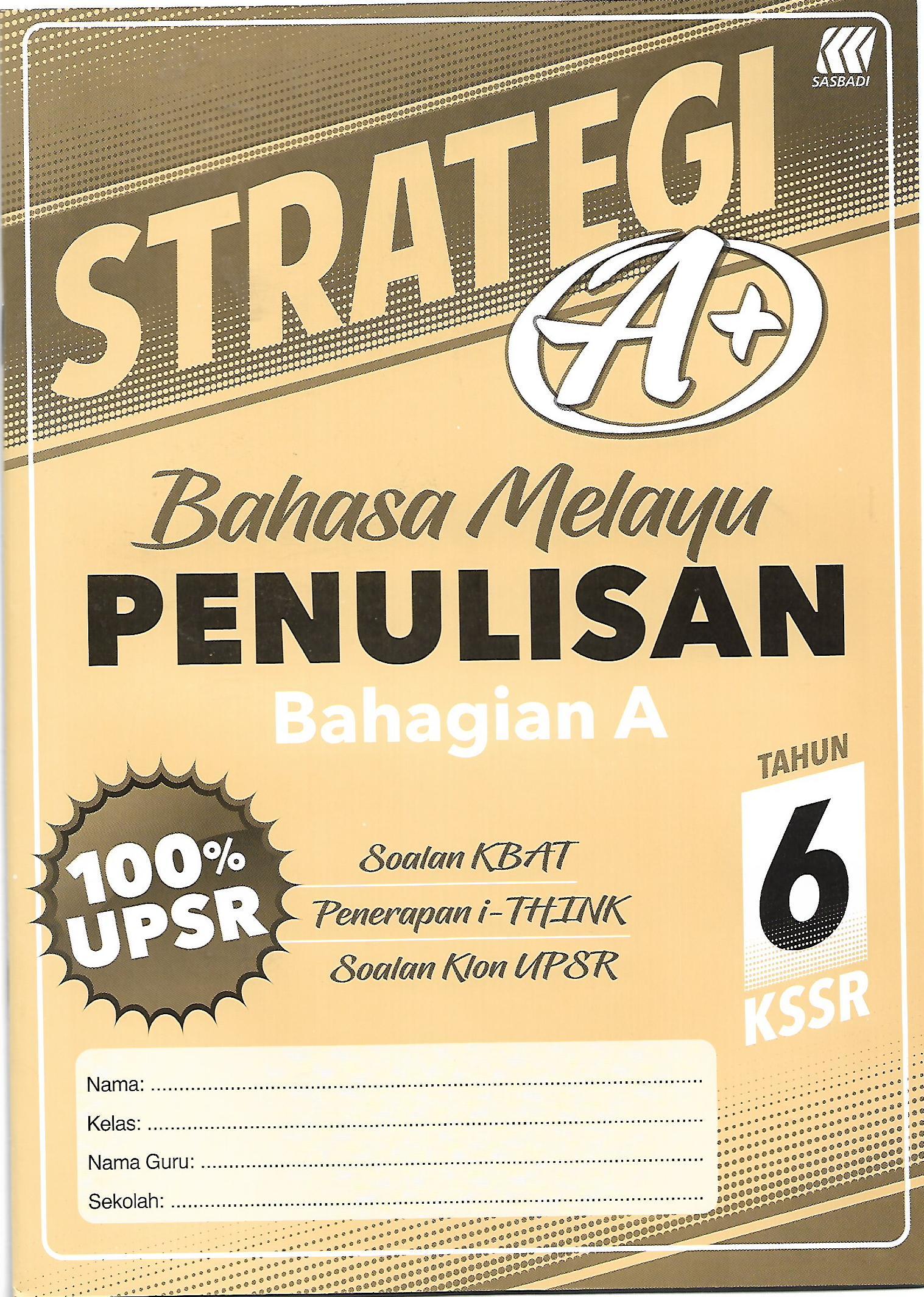 BUKU LATIHAN STRATEGI A+ TAHUN 6 (2020) – aneka.my