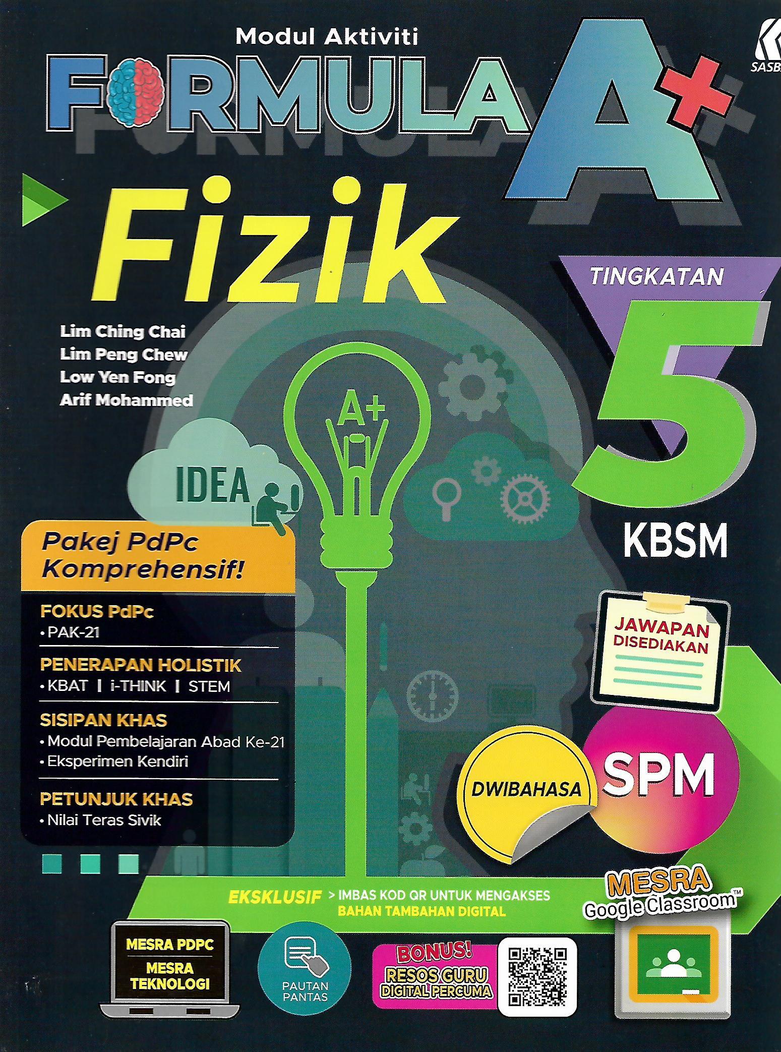 {ANEKA} MODUL AKTIVITI FORMULA A+ TING 5 KSSM SASBADI 