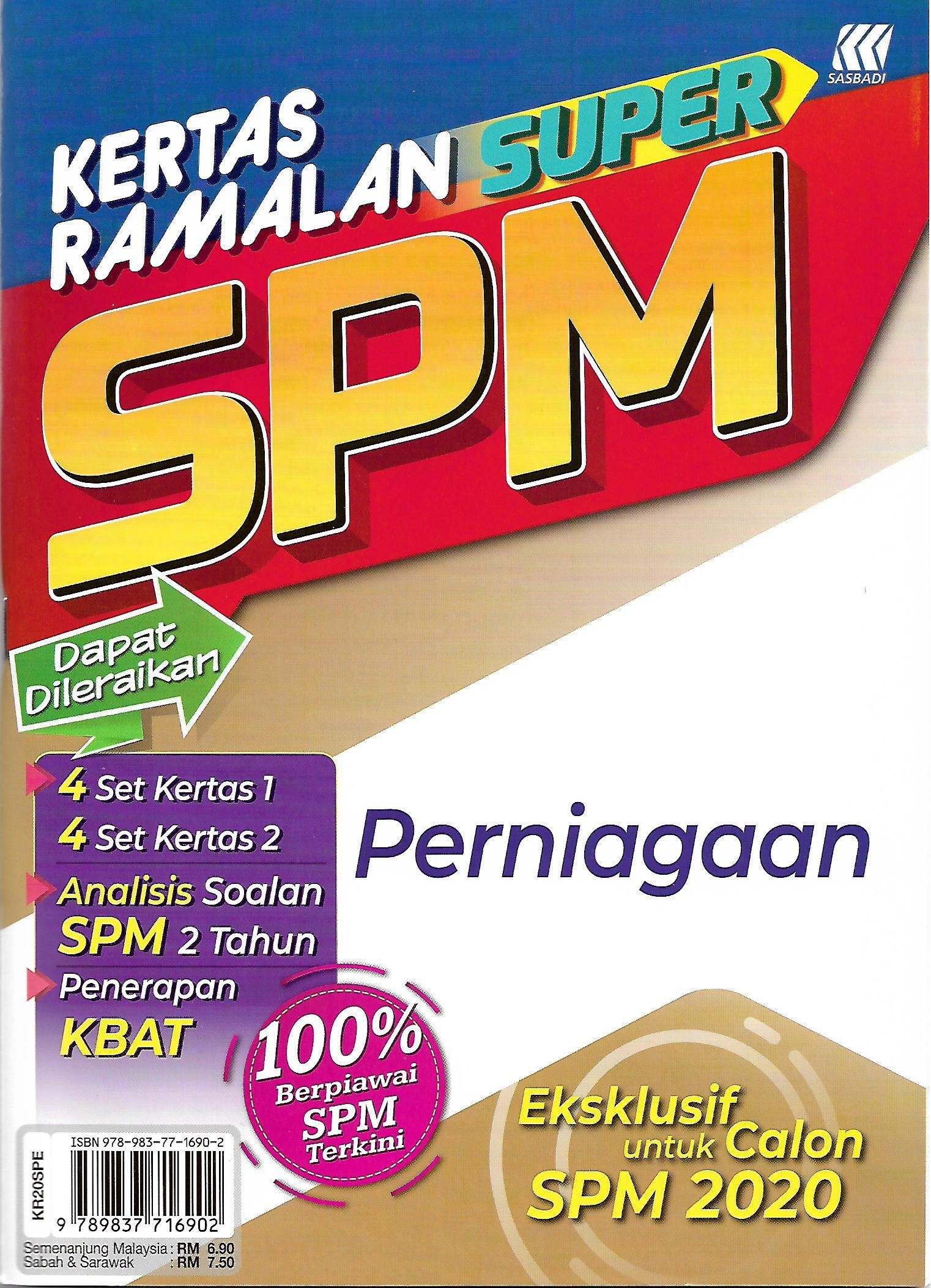 {ANEKA} KERTAS RAMALAN SUPER SPM 2020 SASBADI – aneka.my