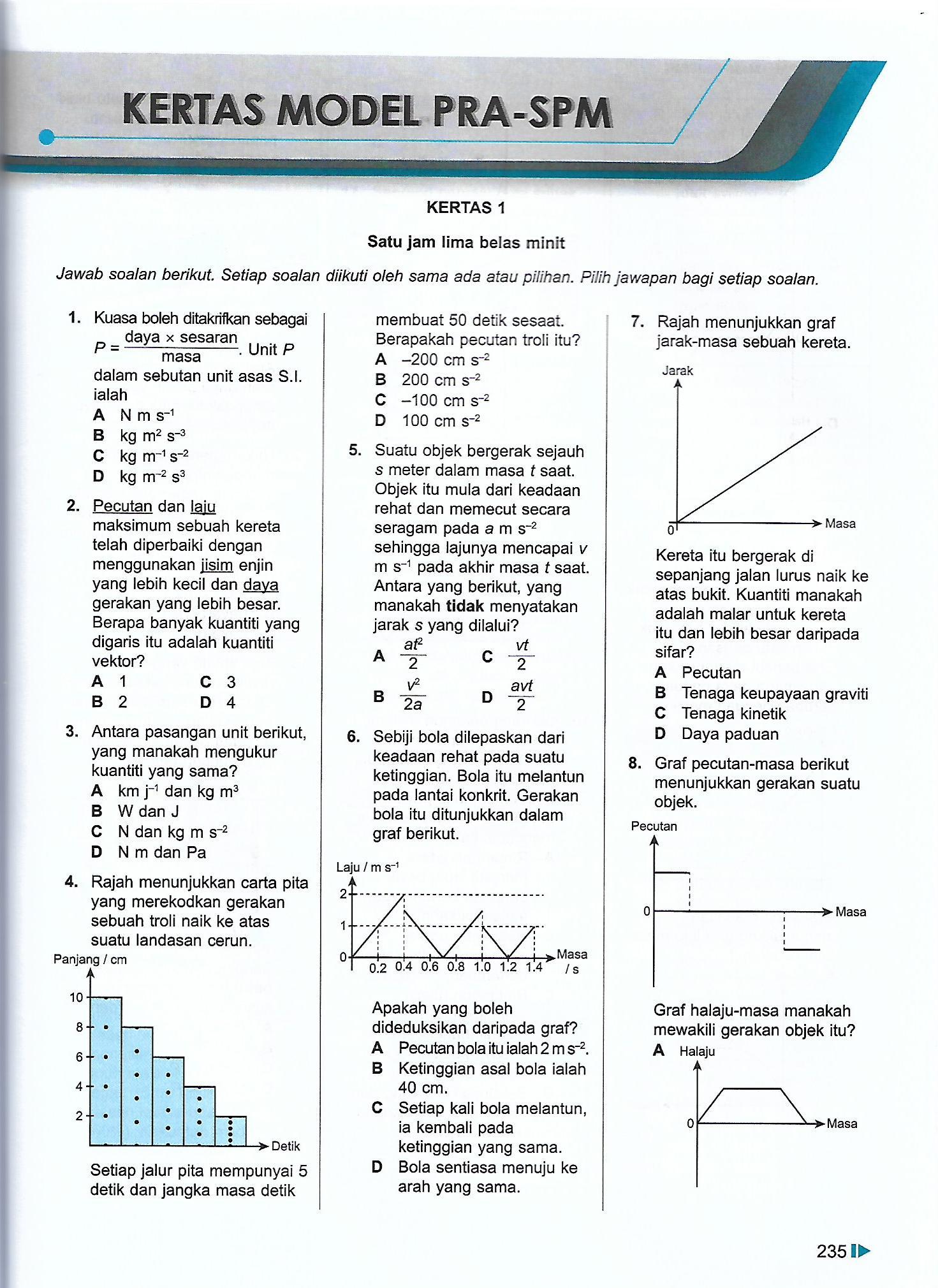 Jawapan Fizik Tingkatan 4 Kssm Latihan Formatif 2.2