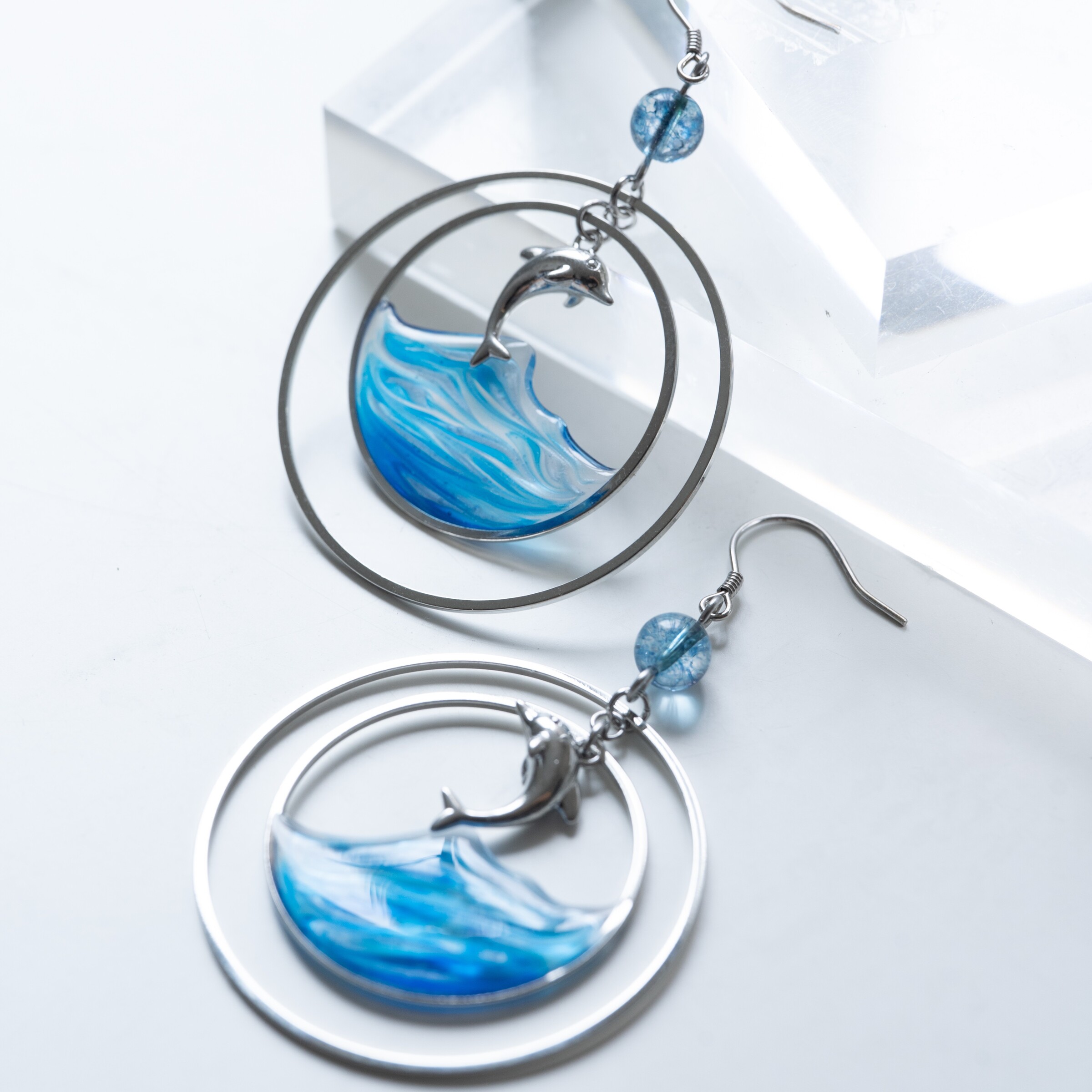 海洋大圈耳環01(正)