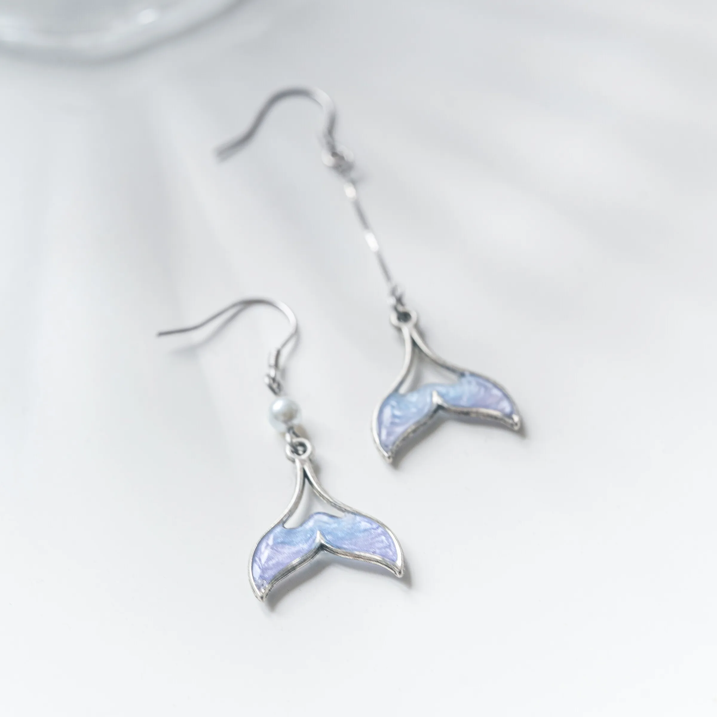 不對稱魚尾耳環01(正)