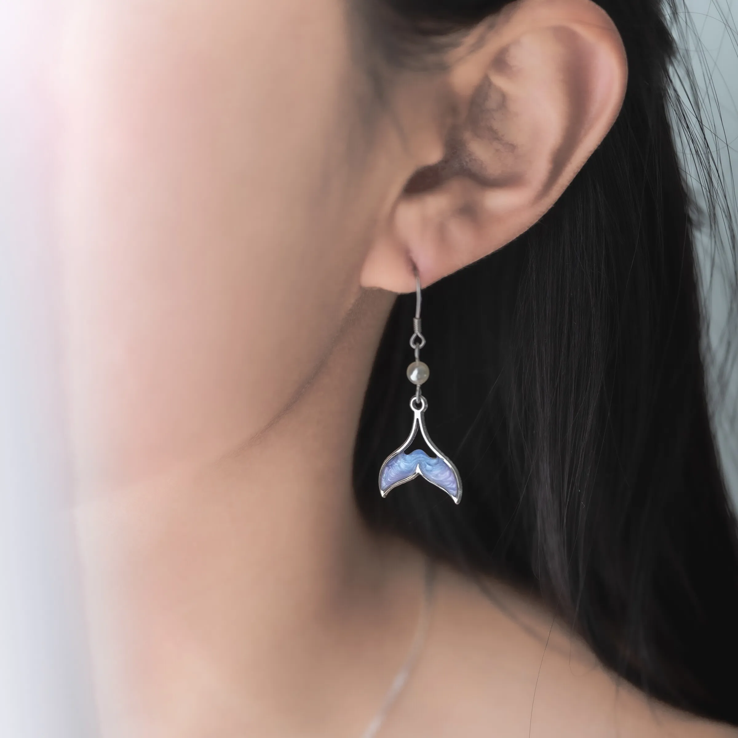 不對稱魚尾耳環04(正)