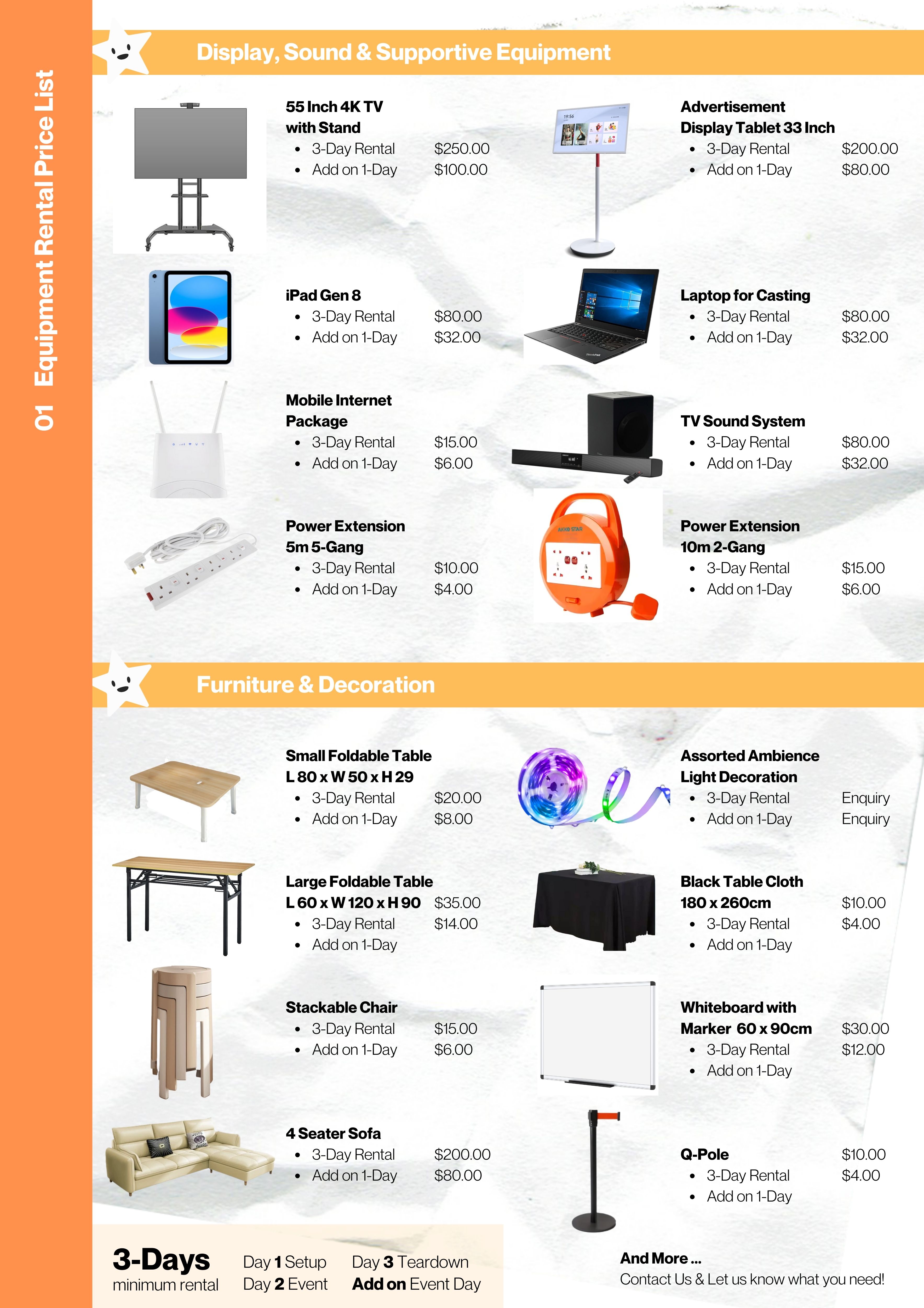ArchWizard Evnet Hosting and Equipment Rental Menu (8)