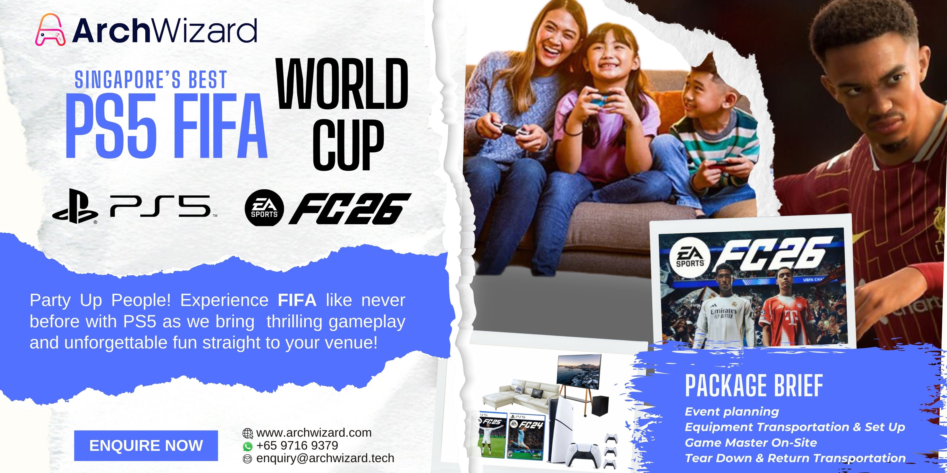 ArchWizard Event Hosting and Equipment Rental Service PlayStation  (2)