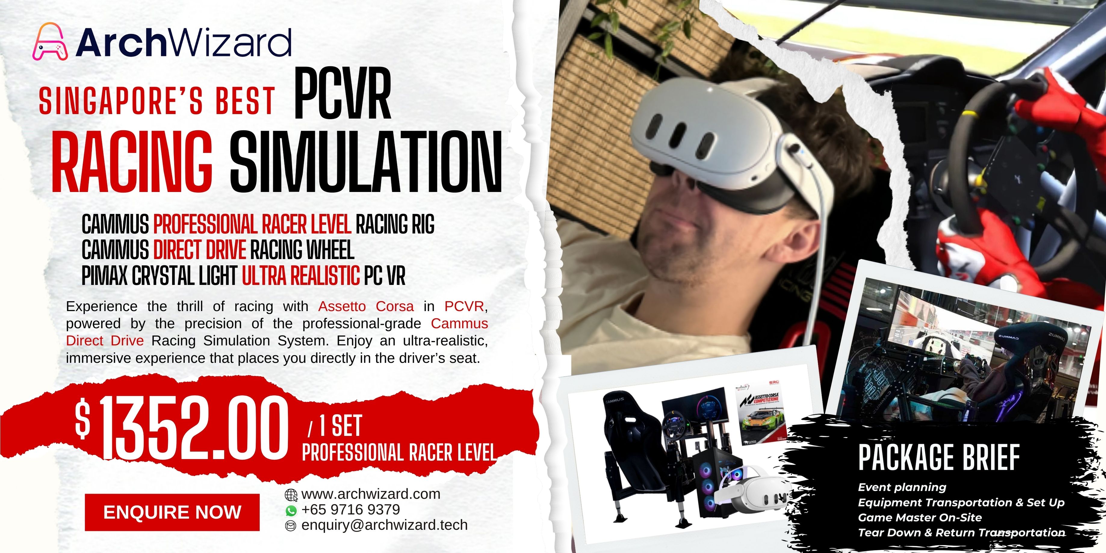 ArchWizard Event Hosting and Equipment Rental Service Racing Simulation (2)