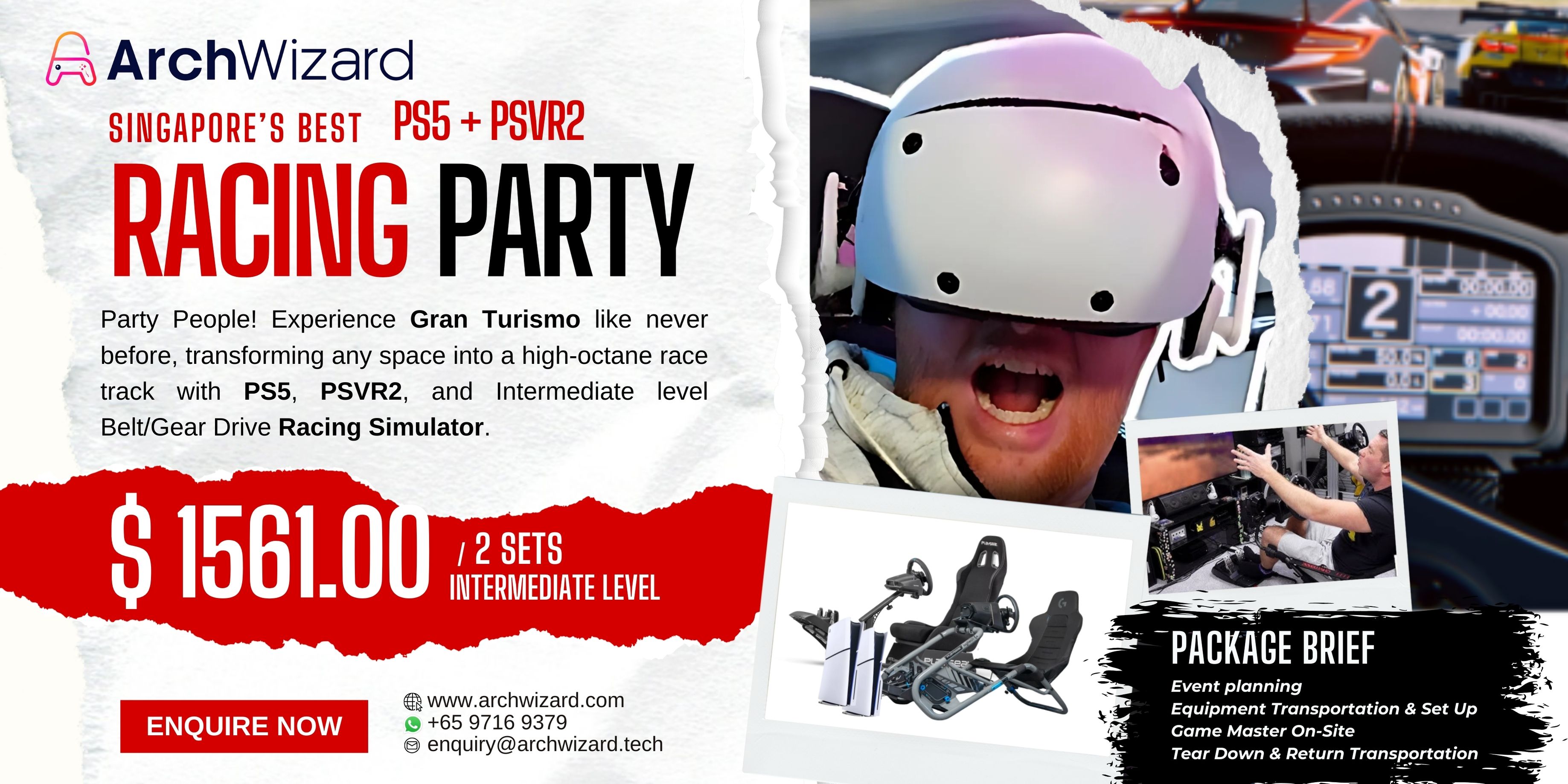 ArchWizard Event Hosting and Equipment Rental Service Racing Simulation (4)