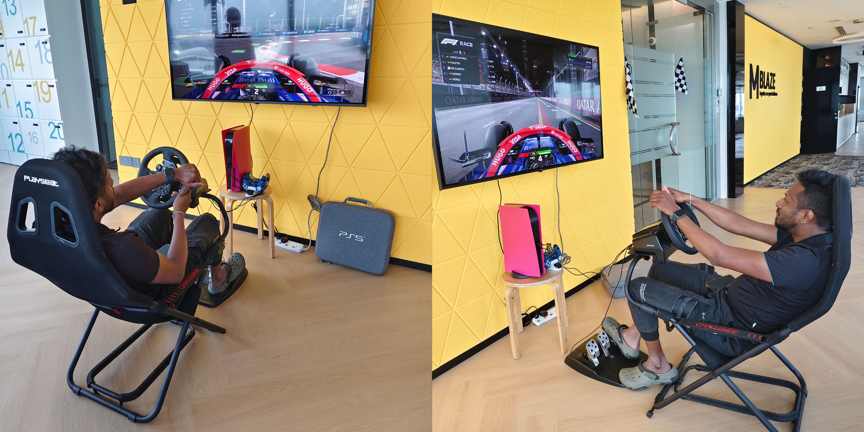 20251006 Maybank F1 Viewing - PS5 Racing Simulator (2)