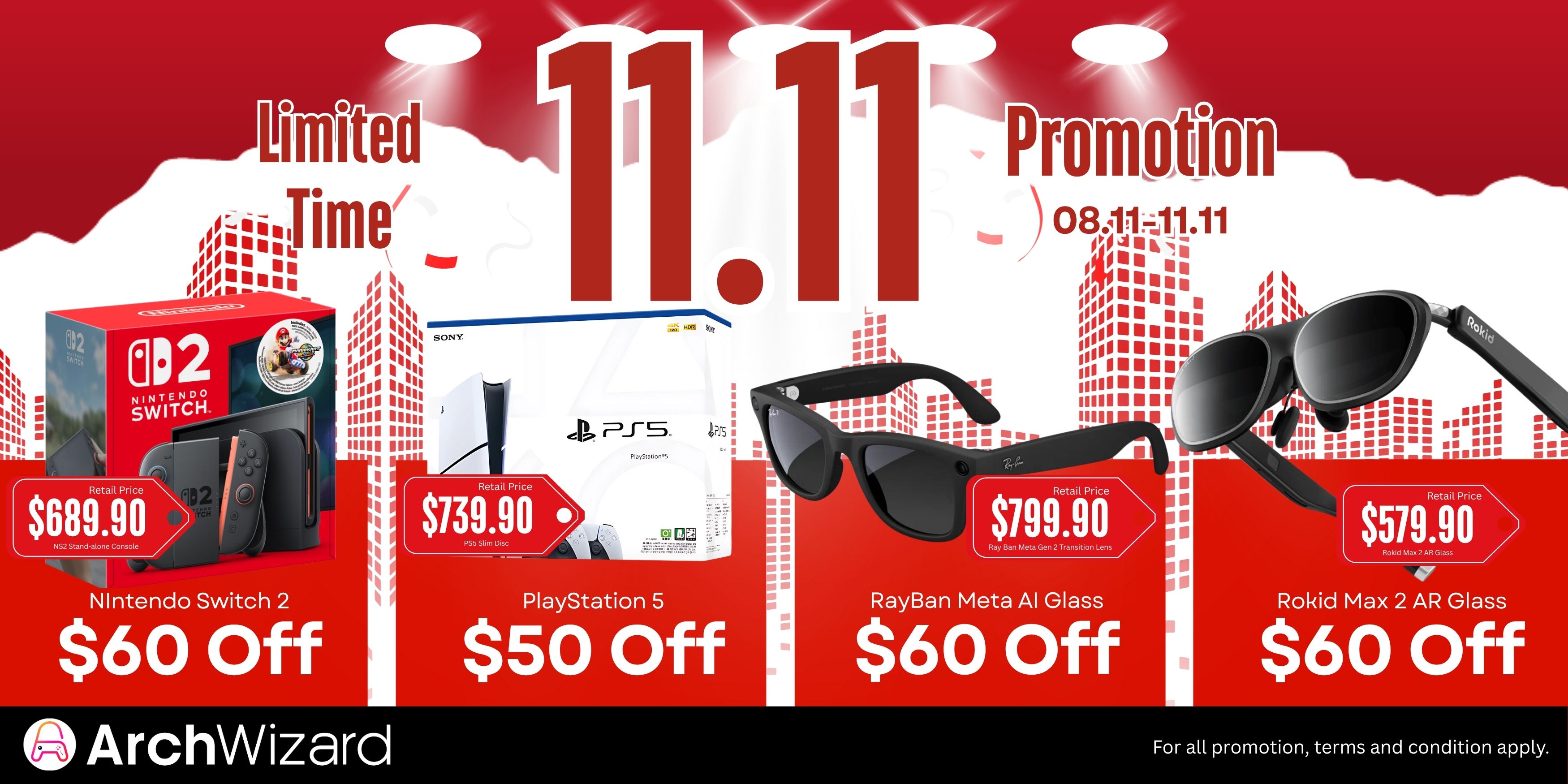11.11 Promotion! Biggest Saving of the Year! | ArchWizard