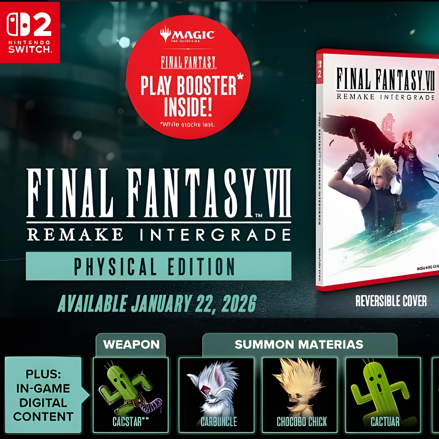 Final Fantasy VII Remake Intergrade Pre Order  | ArchWizard