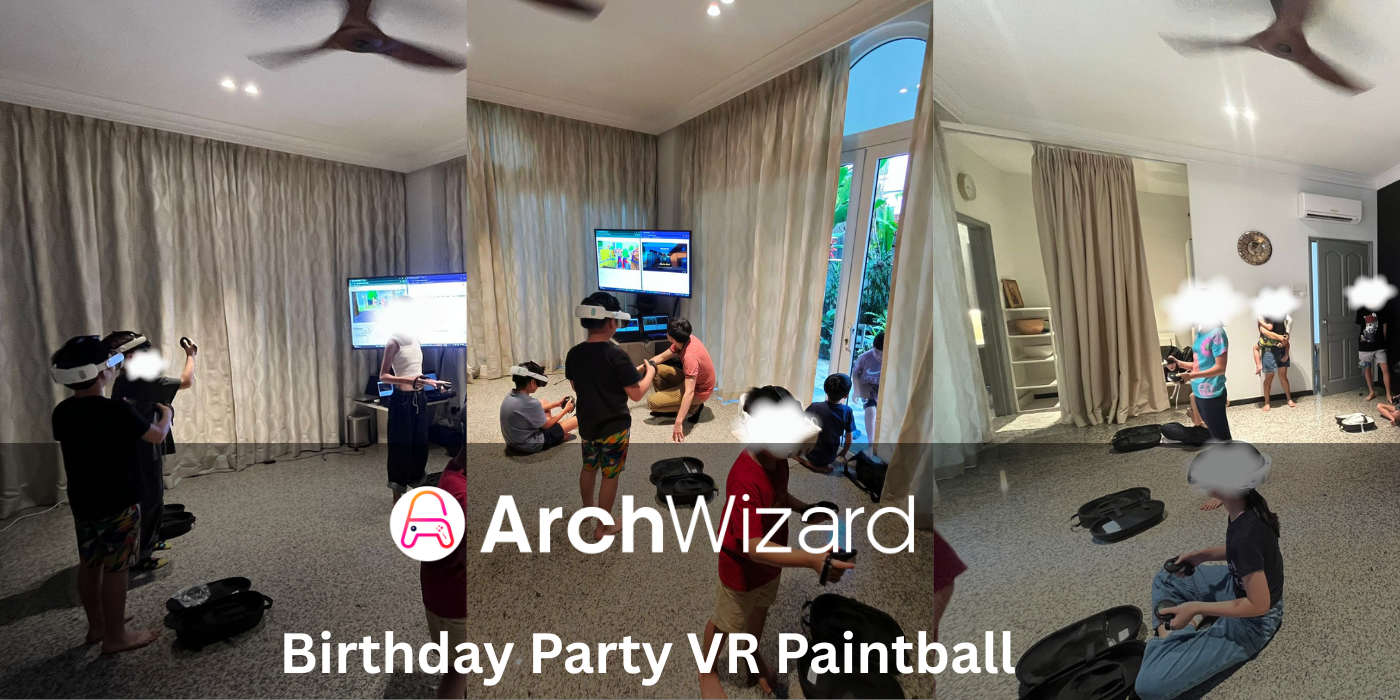 VR Paintball Birthday Party