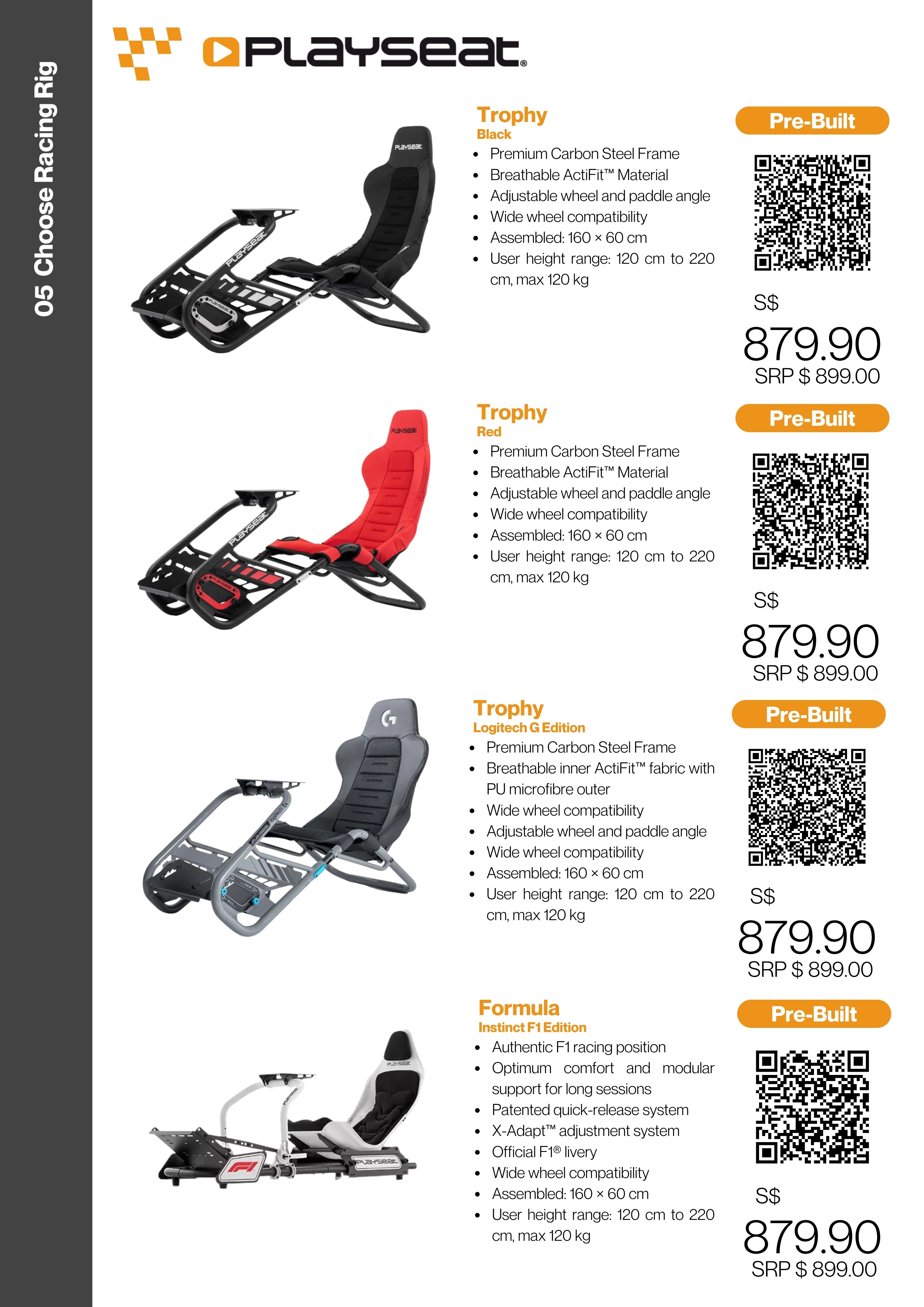ArchWizard Racing Simulator Purchase Guide Menu (15)