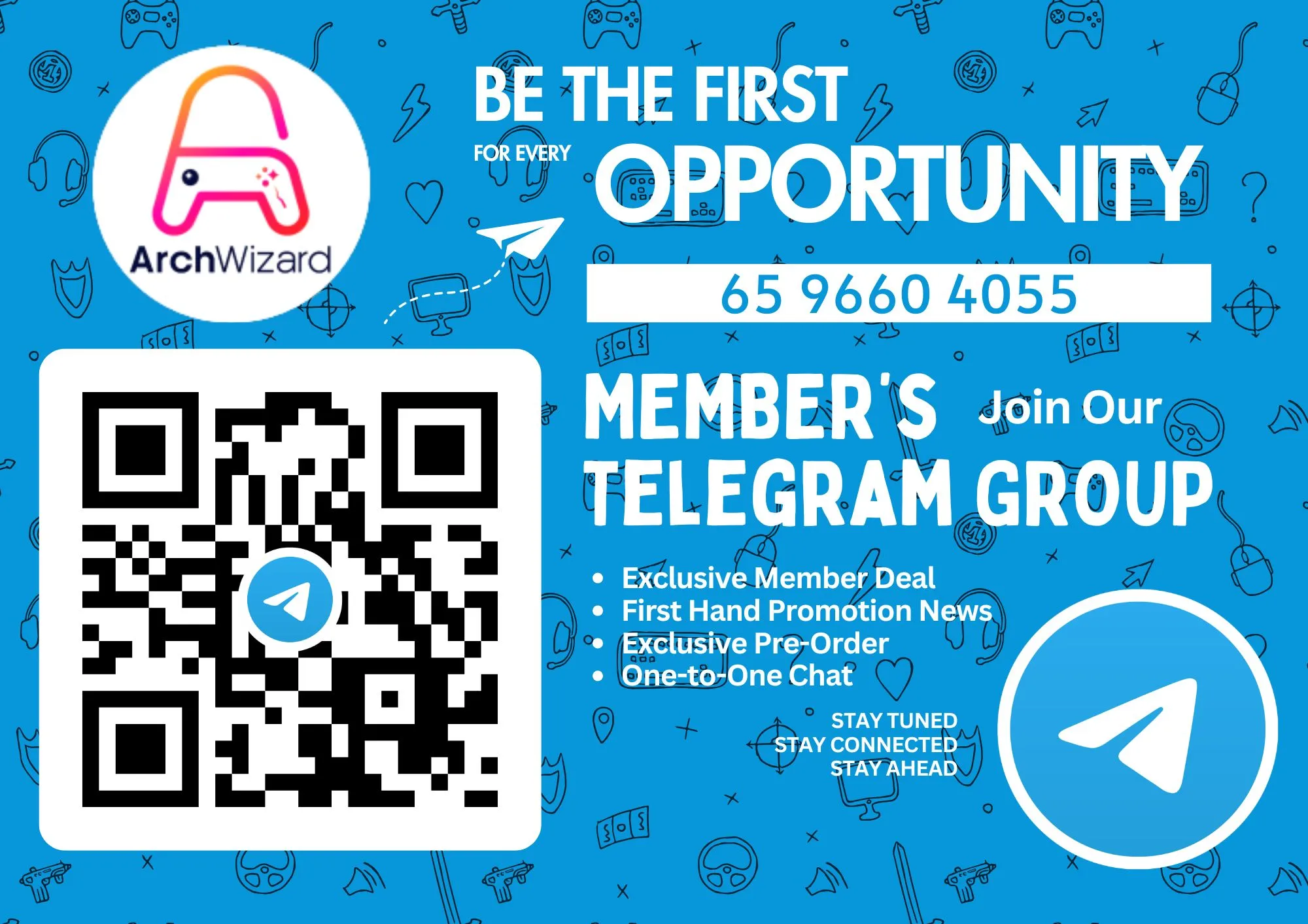 WhatsApp Member Group - A4 Print