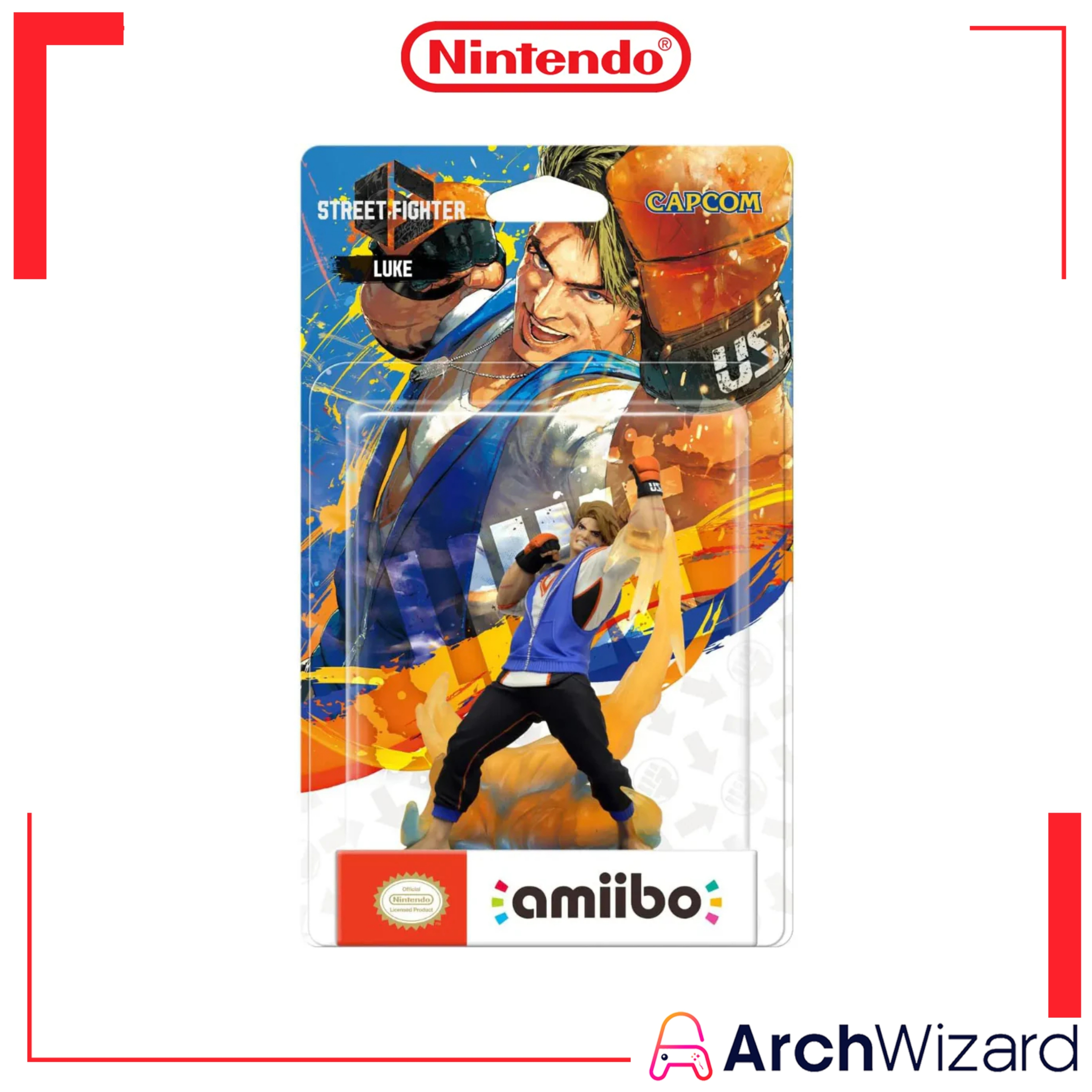 Nintendo Amiibo Luke Street Fighter 6 Series