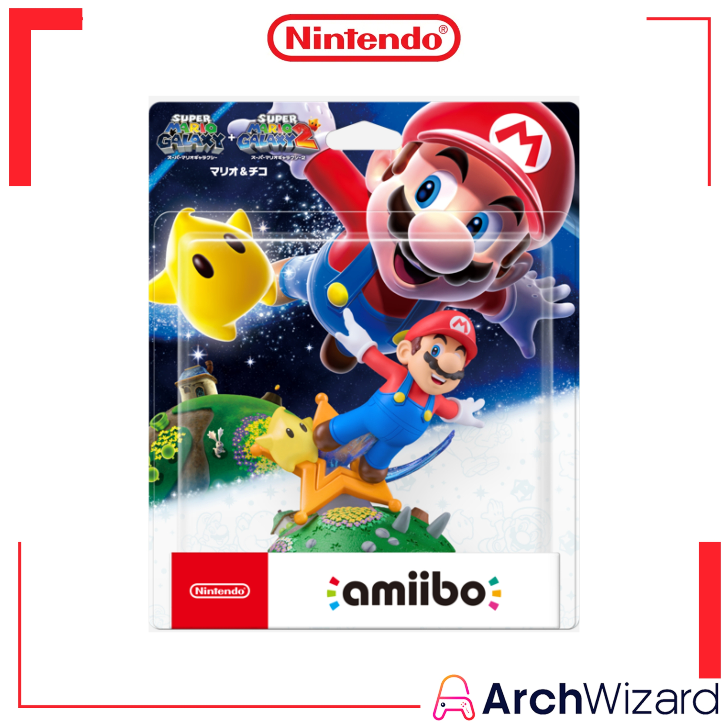 Nintendo Amiibo Mario and Luma Super Mario Galaxy + Super Mario Galaxy 2 Series