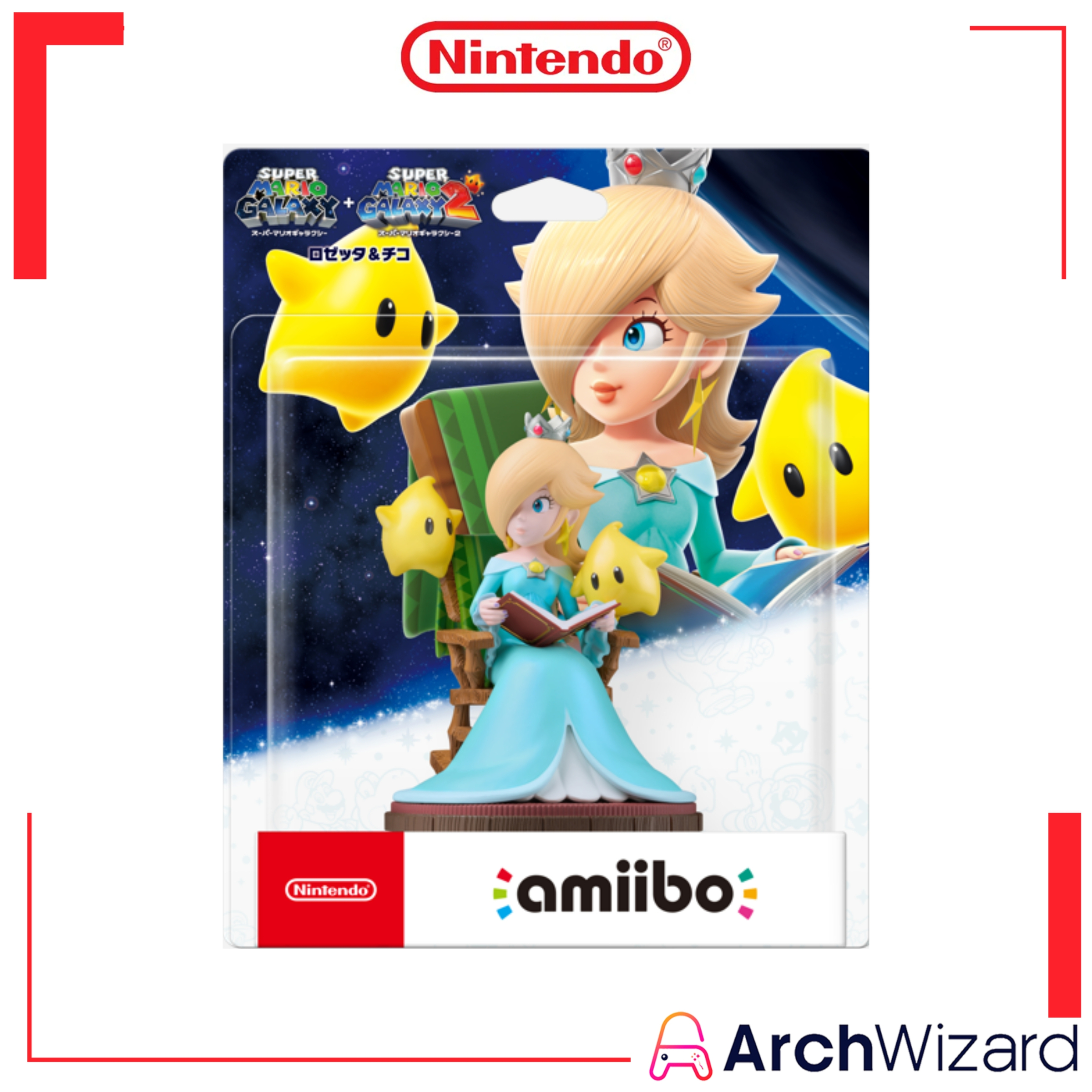 Nintendo Amiibo Rosalina and Luma Super Mario Galaxy + Super Mario Galaxy 2 Series
