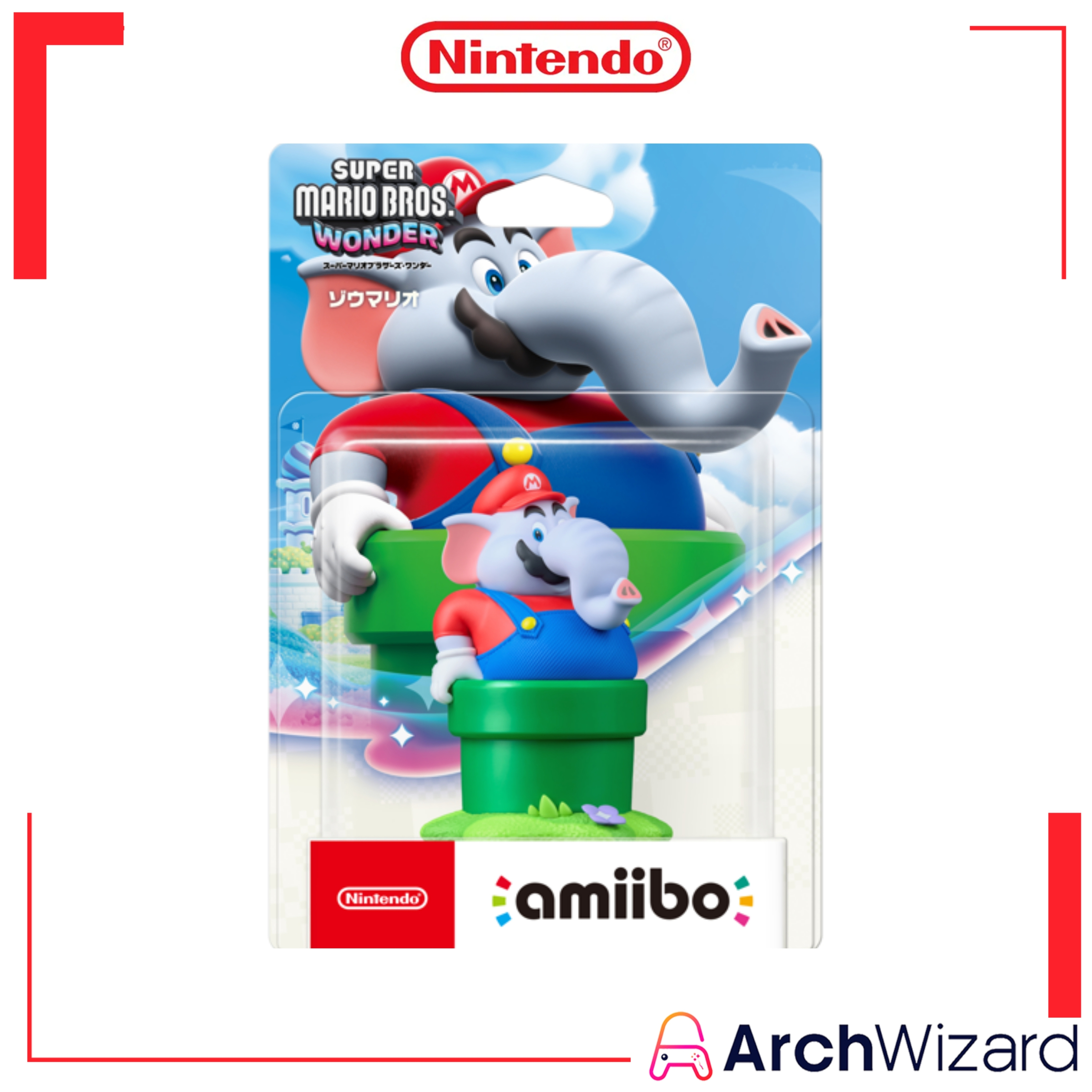 Nintendo Amiibo Elephant Mario Super Mario Bros. Wonder Series