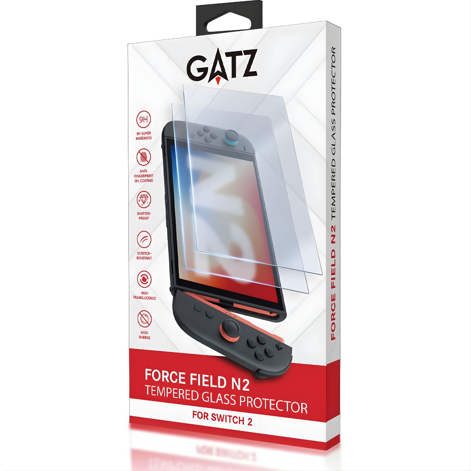 Gatz Force Field Tempered Glass Screen Protector for NS2 (Nintendo Switch 2 Acces ( (4)