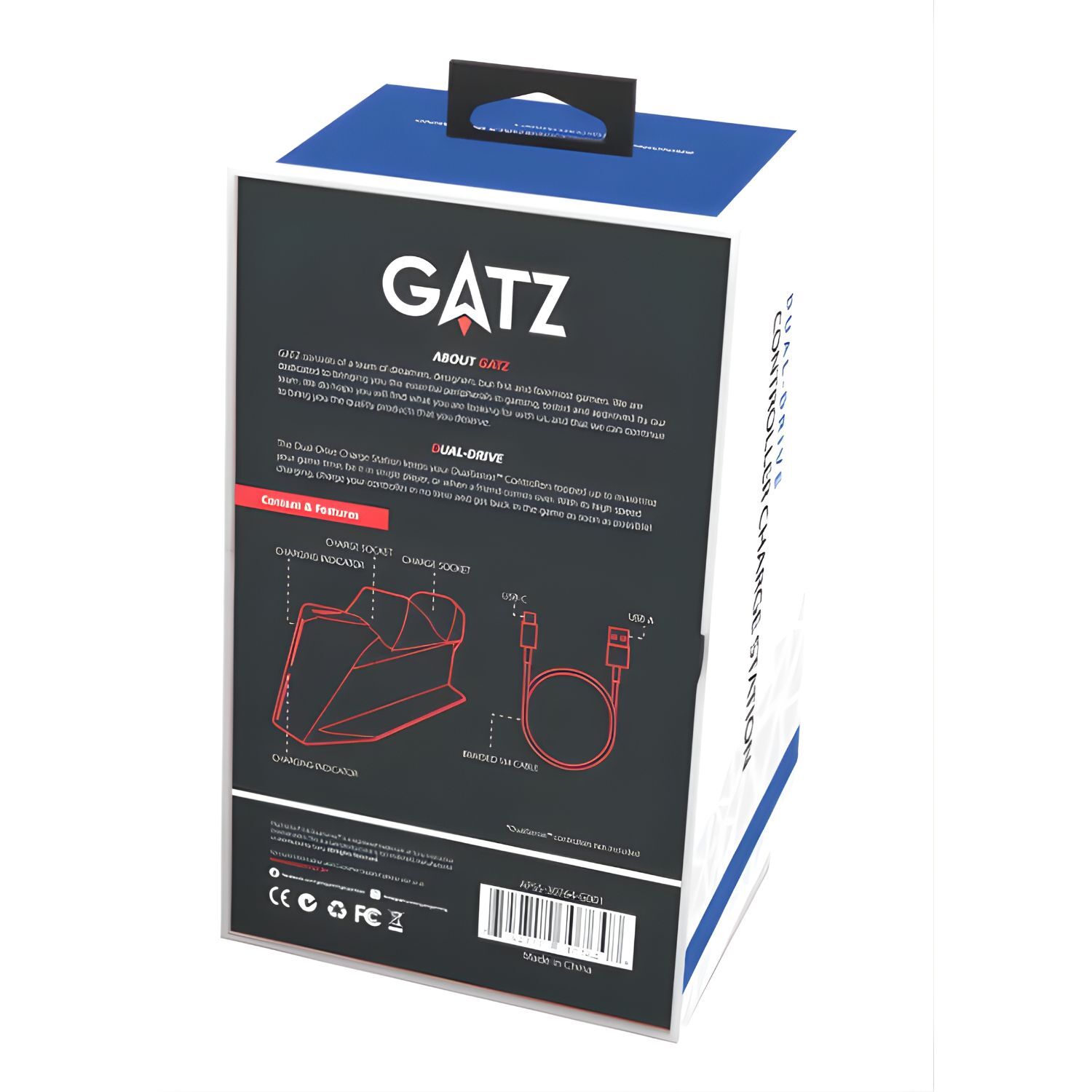 Gatz DualSense Wireless Controller Charging Dock Dual D ( (4)