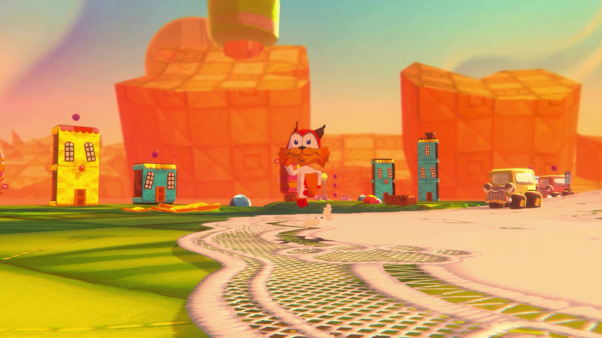 Nintendo Switch-Bubsy 4D Pawsome Edition-gameplay 2