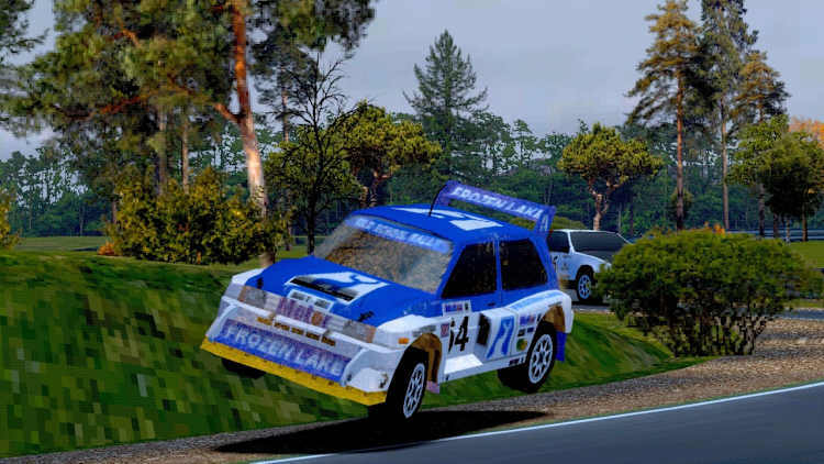 Nintendo Switch-Old School Rally-gameplay 7