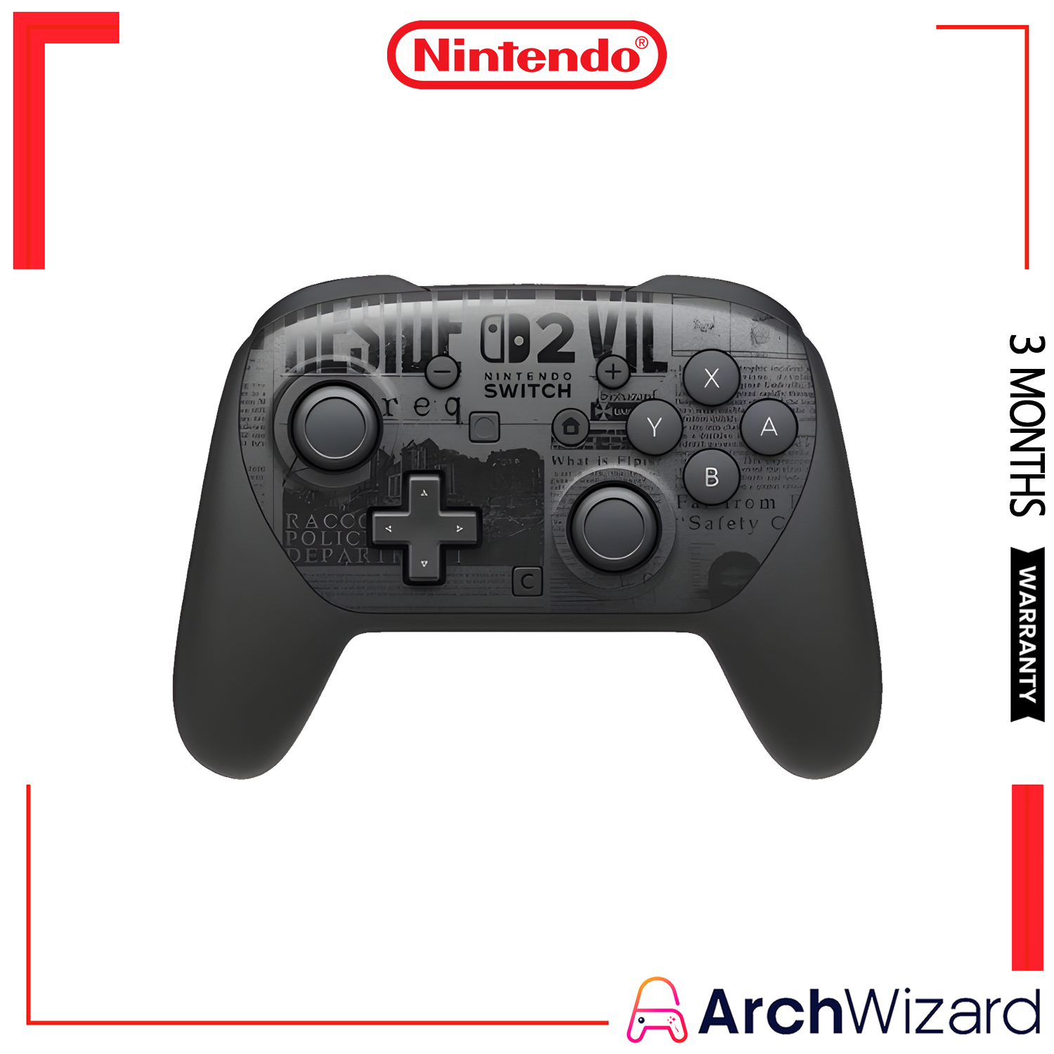 Nintendo Switch 2 Resident Evil Pro Controller Refurbished
