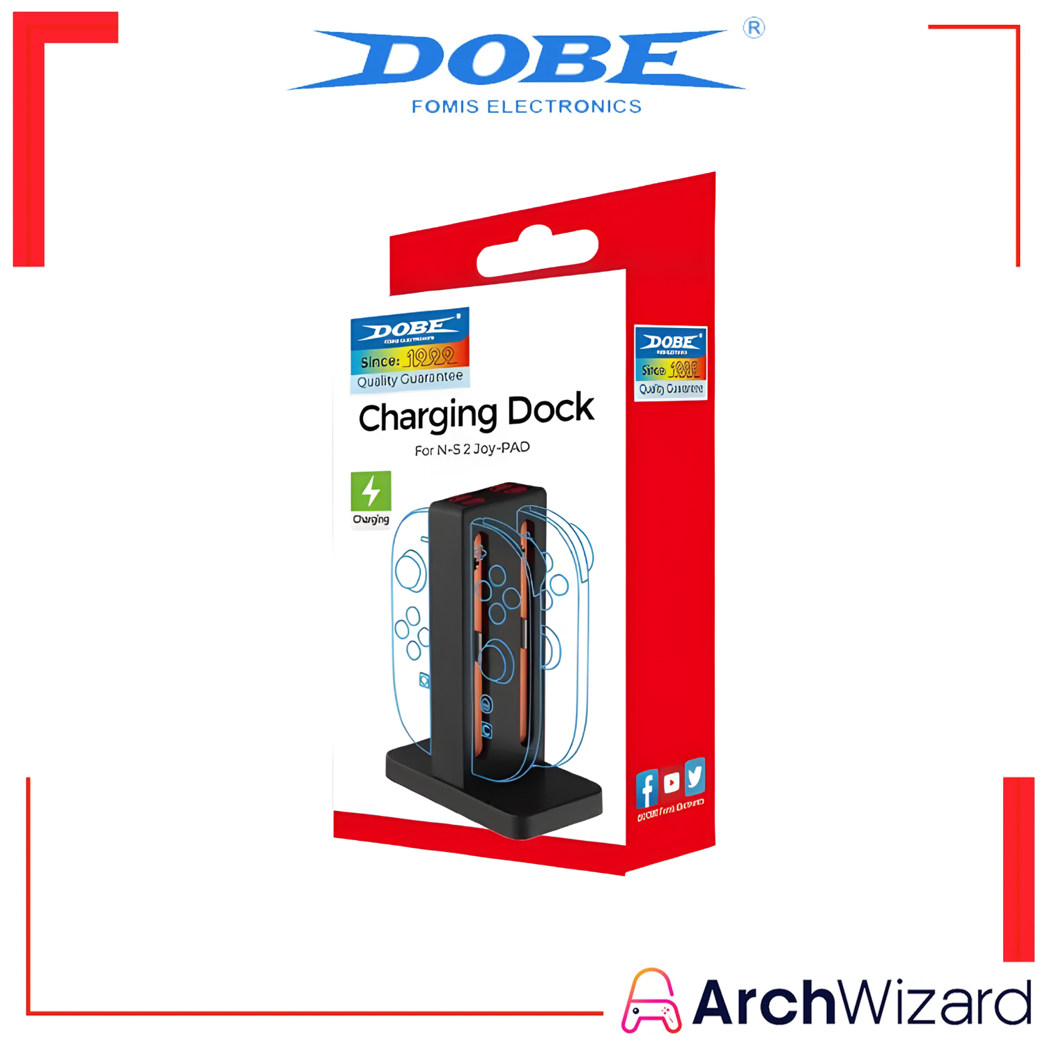 Dobe Joy-con 2 Charging Dock for NS2 (Nintendo Switch 2 Accessory) (2)