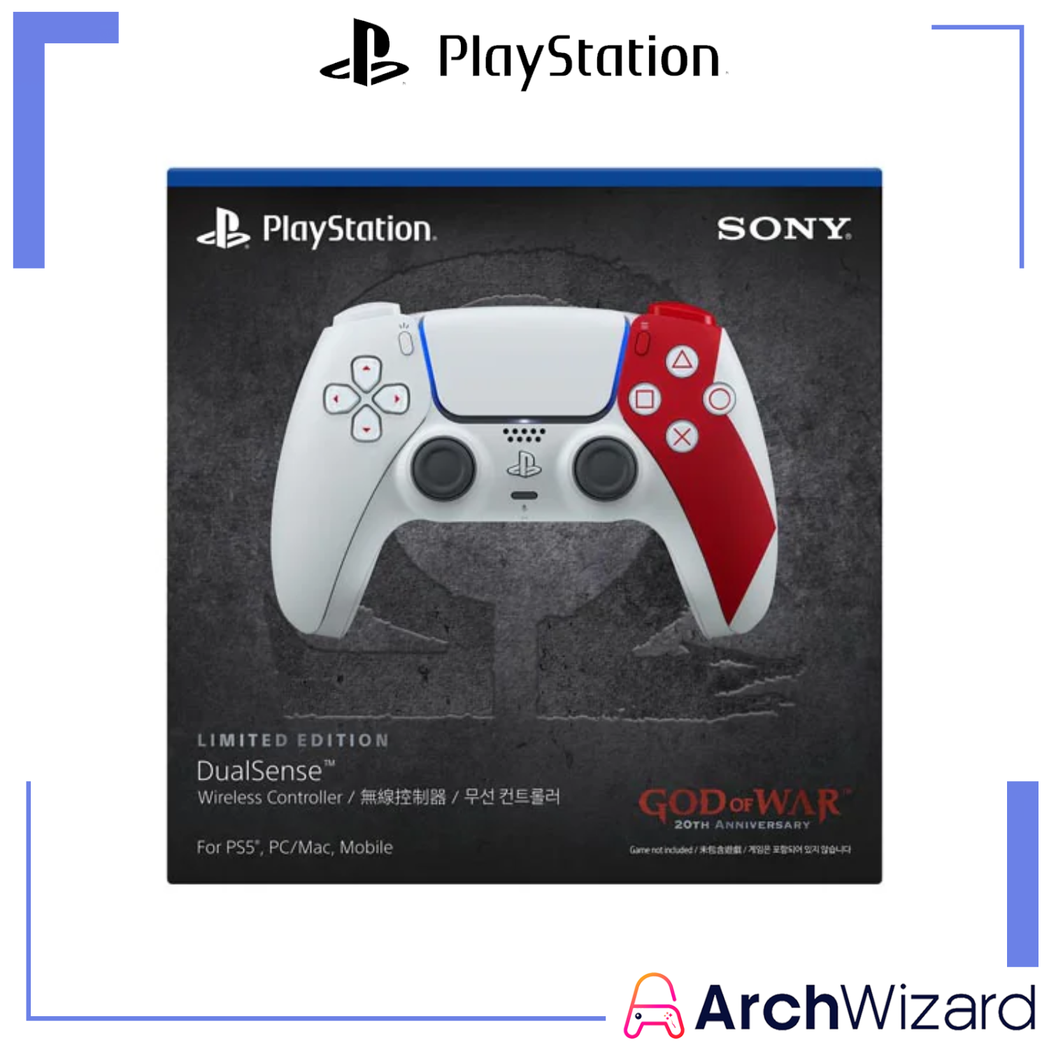 PlayStation 5 DualSense Wireless Controller God of War 20th Limited Editi ( (7)