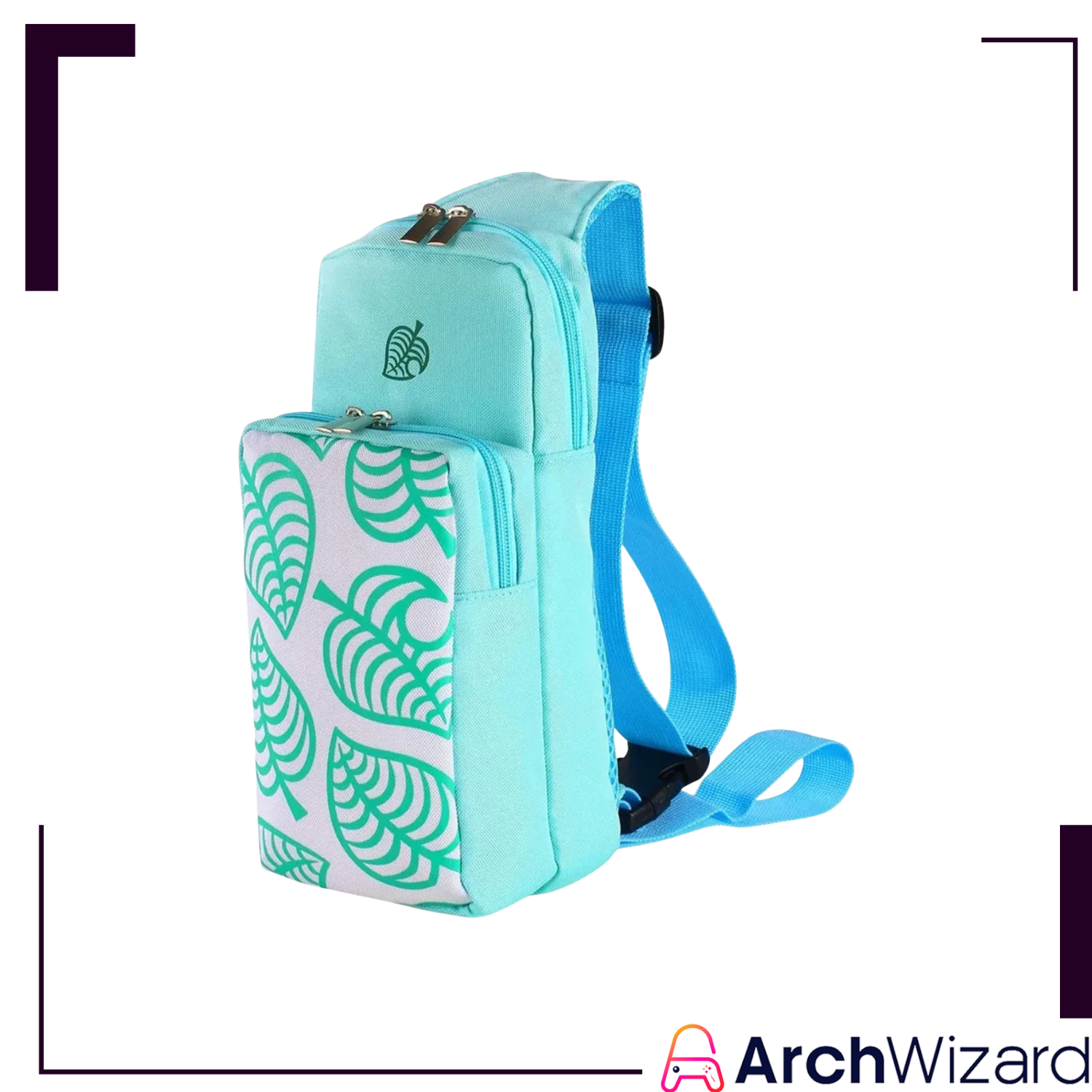 Corvus Knight Sling Bag Green Theme (Nintendo Switch Accessory) (2)