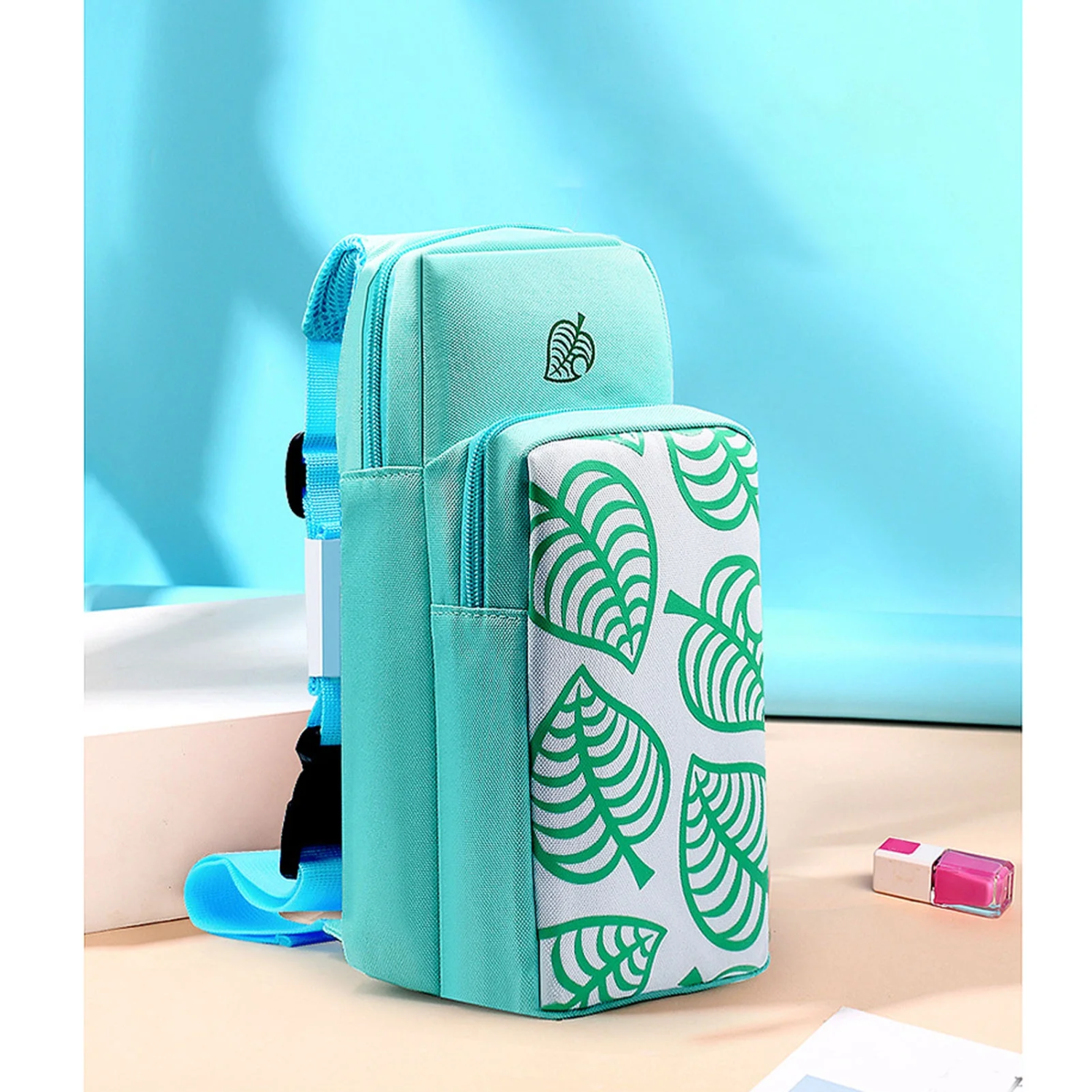 Corvus Knight Sling Bag Green Theme (Nintendo Switch Accessory) (4)