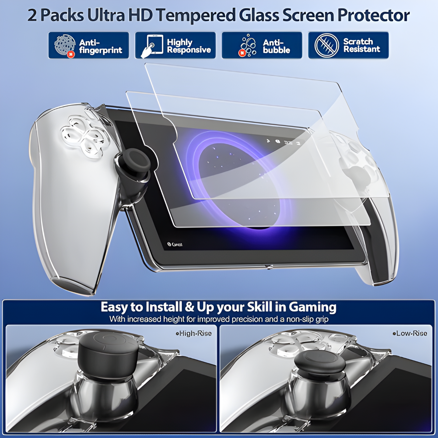 Corvus Knight Carrying Case Set Black for PlayStation Portal (PS Portal A ( (3)