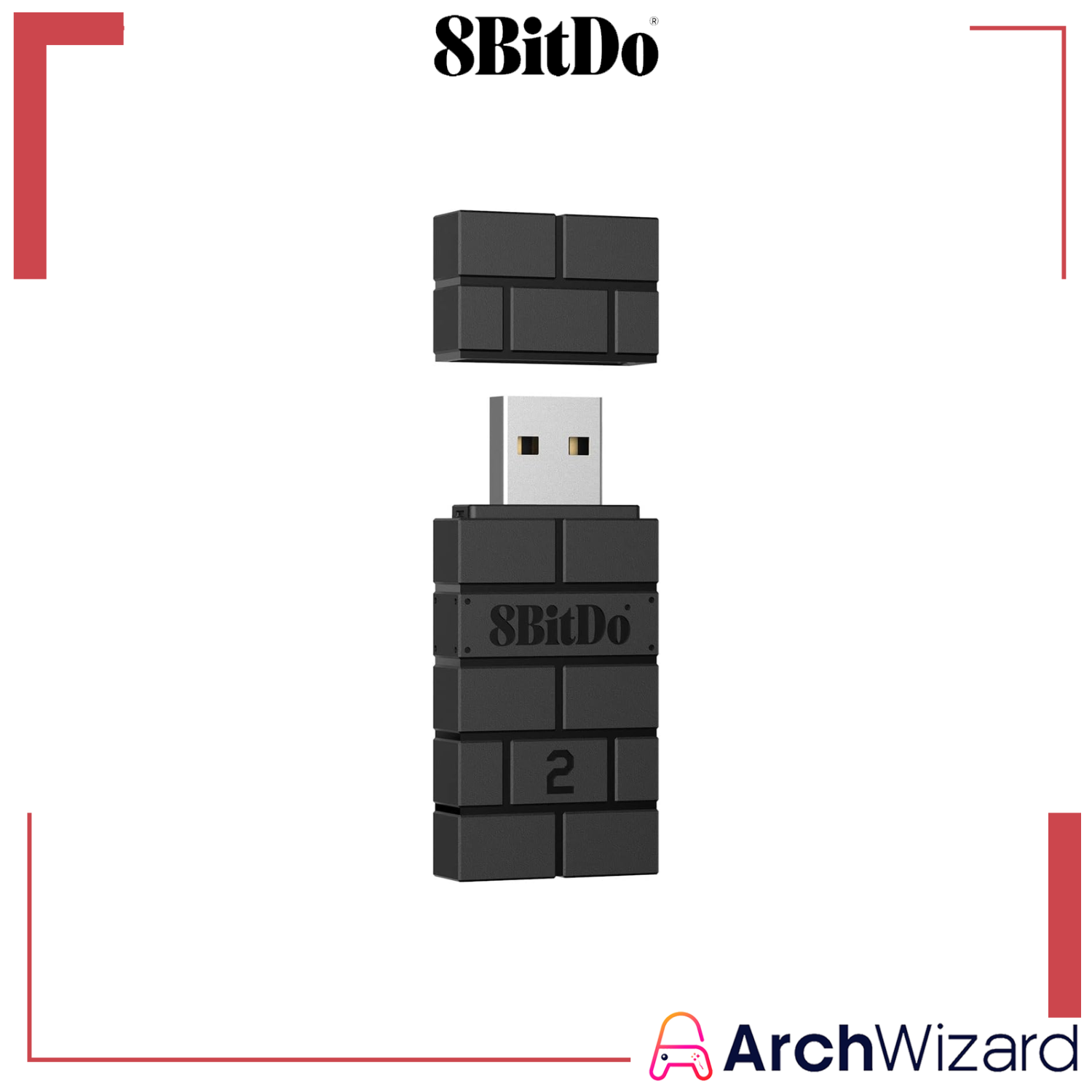 8Bitdo USB Wireless Adapter for NS1, NS2 & PC (Controller) (2)
