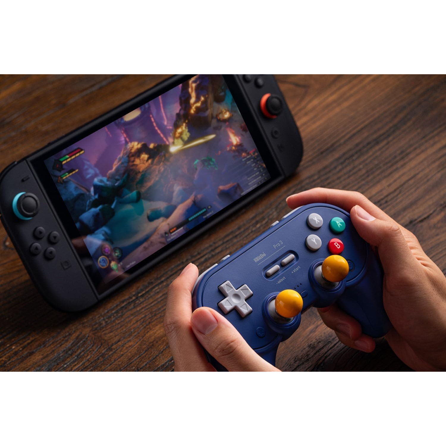 8Bitdo Pro 3 Bluetooth Gamepad for NS1, NS2 & PC (Controller) (8)