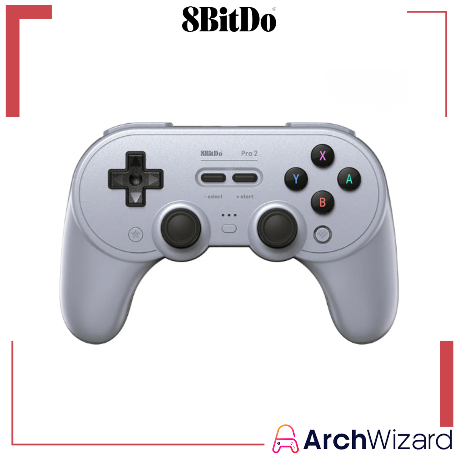 8Bitdo Pro 2 Bluetooth Gamepad Grey Cover
