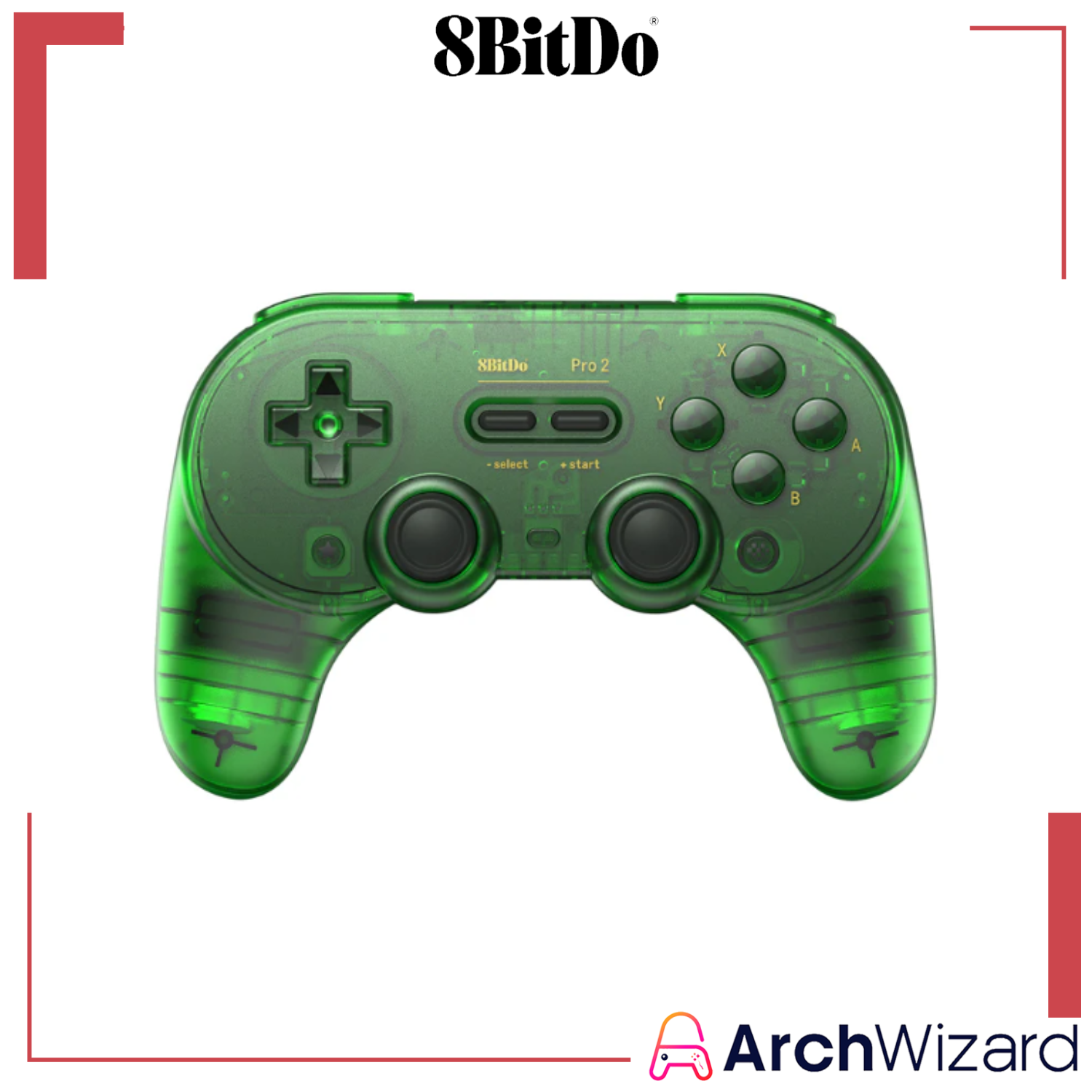8Bitdo Pro 2 Bluetooth Gamepad Jade Green Cover