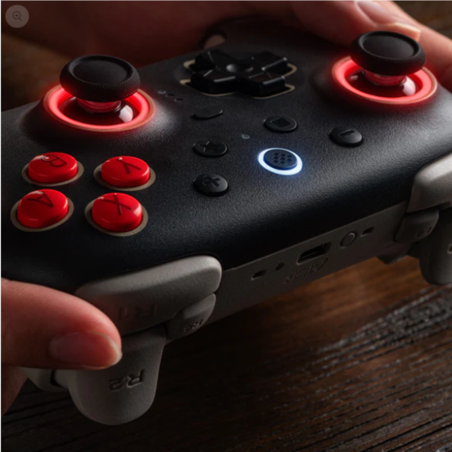 8Bitdo Ultimate 2 Bluetooth Controller NES 40th Limited Edition for NS1, NS2 & PC (Controller) (8)