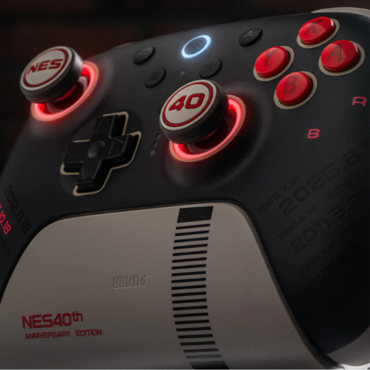 8Bitdo Ultimate 2 Bluetooth Controller NES 40th Limited Edition for NS1, NS2 & PC (Controller) (6)