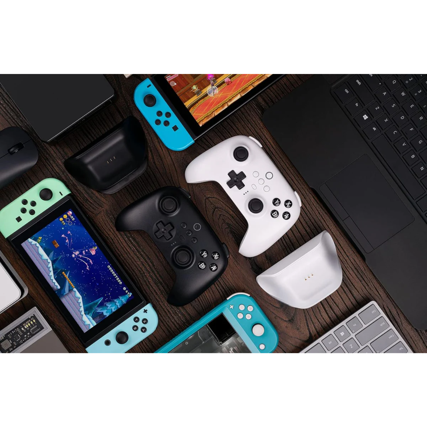8Bitdo Ultimate Bluetooth Controller with Travel Case for NS1, NS2 & PC (Controller) (8)