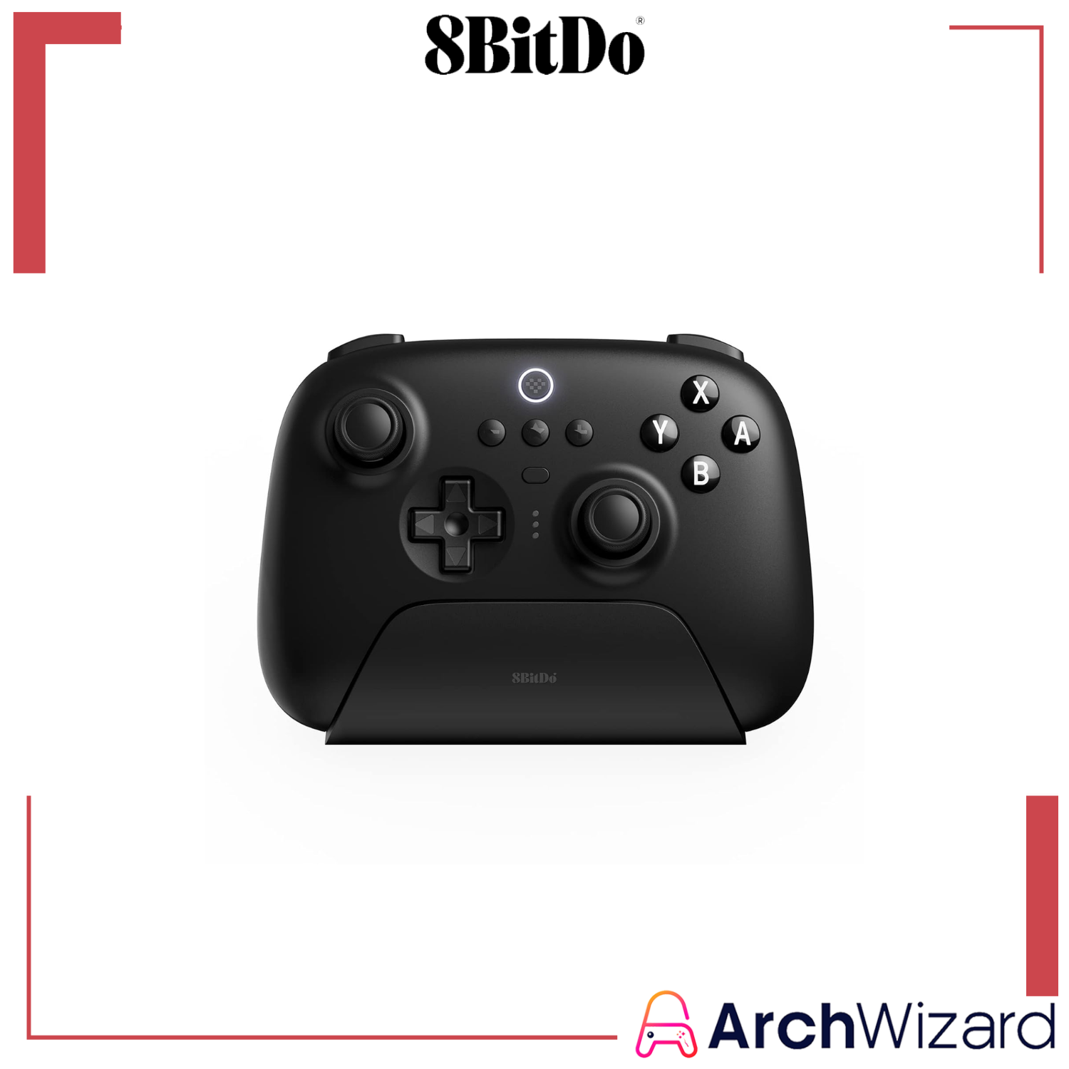 8Bitdo Ultimate Bluetooth Controller for NS1, NS2 & PC (Controller)  Black Cover