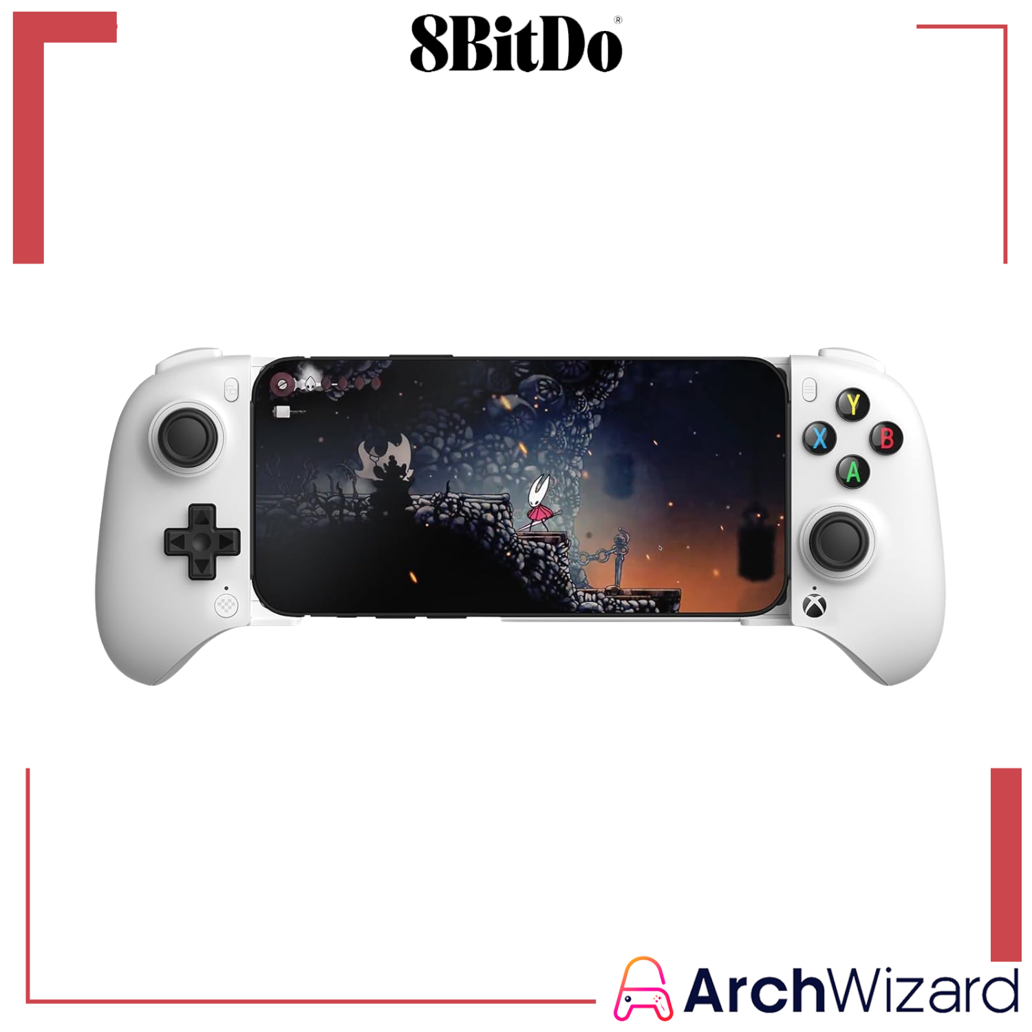 8Bitdo Ultimate Mobile Gaming Controller for Xbox (Controller) White Cover