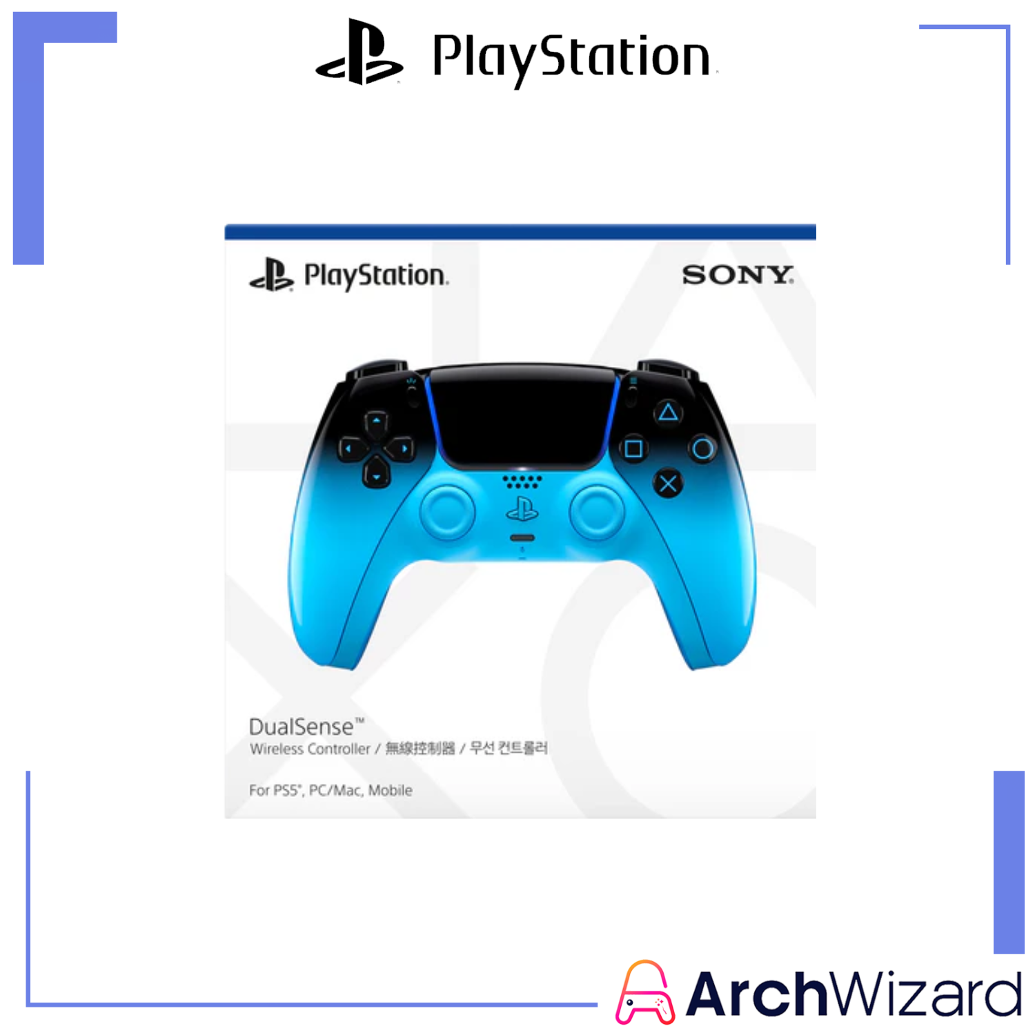 PlayStation 5 HYPERPOP DualSense Wireless Controller Rythem Blue (2)