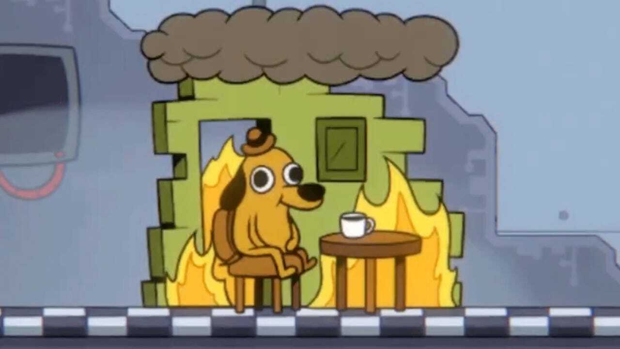 PlayStation 5-This Is Fine Maximum Cope-gameplay 8