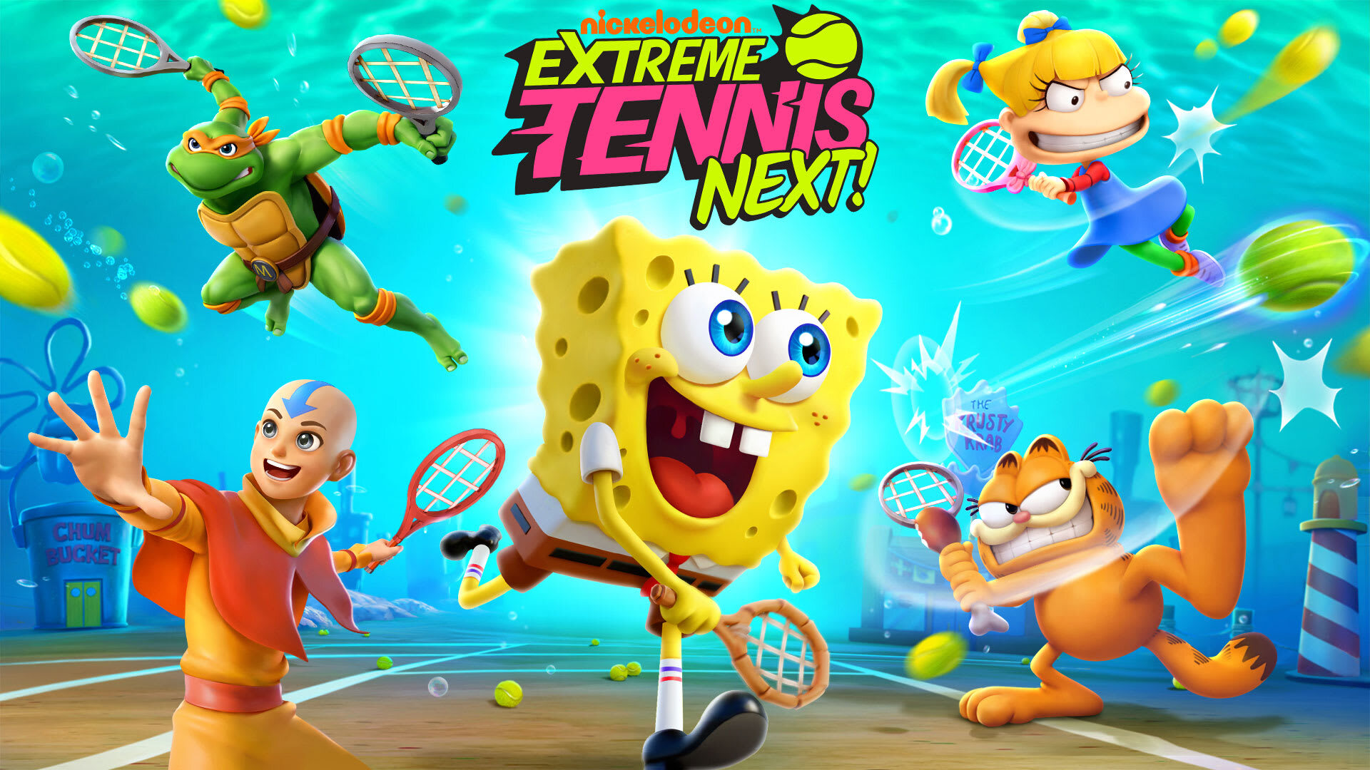 Nintendo Switch-Nickelodeon Extreme Tennis Next-gameplay