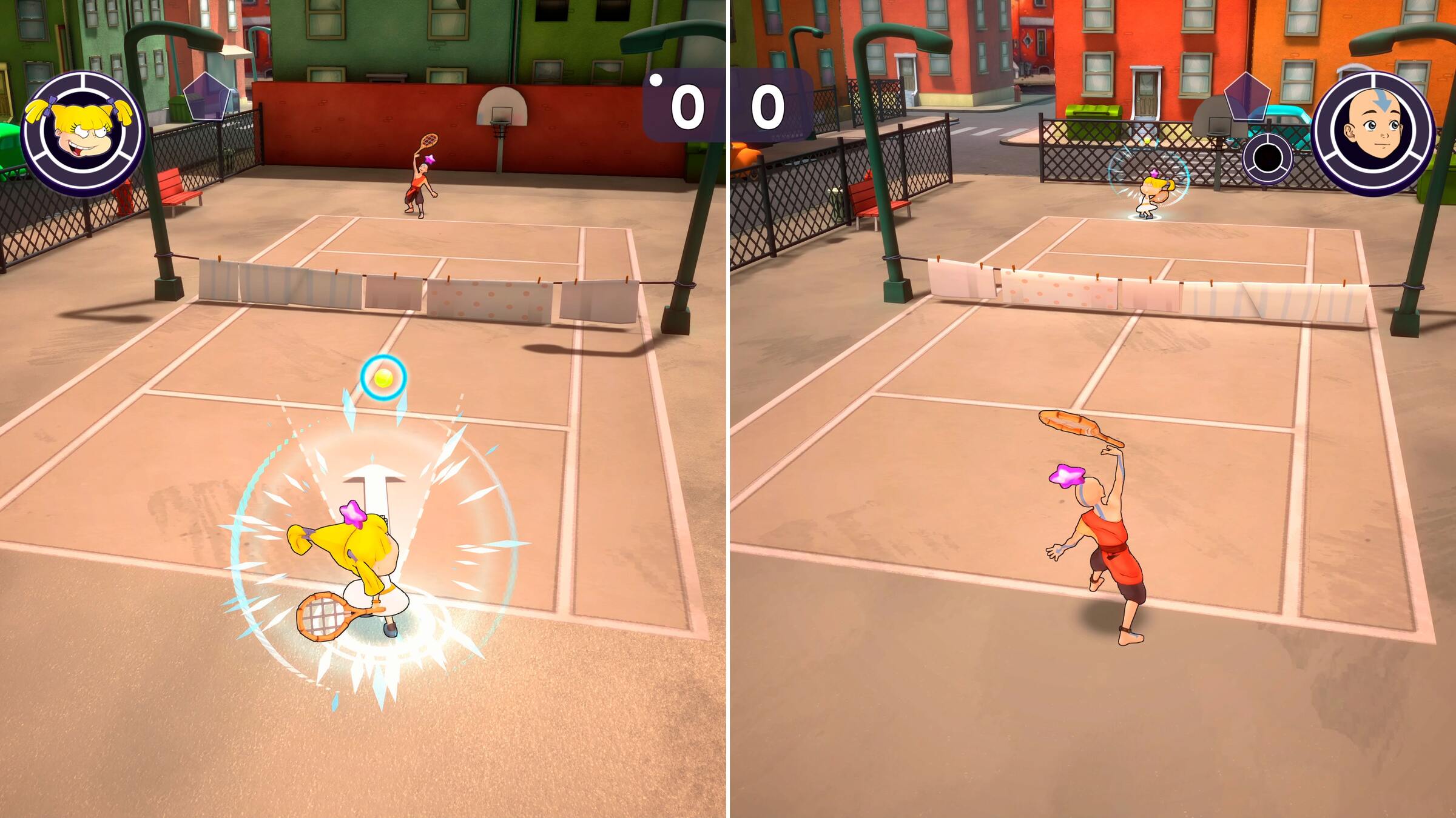 PlayStation 5-Nickelodeon Extreme Tennis Next-gameplay