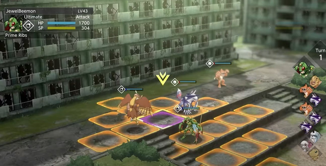 Nintendo Switch-Digimon Survive-gameplay 7