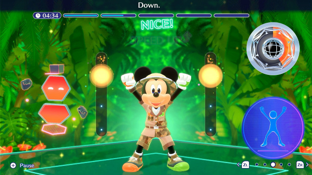 Nintendo Switch-Disney Miraness Fitness-gameplay 2
