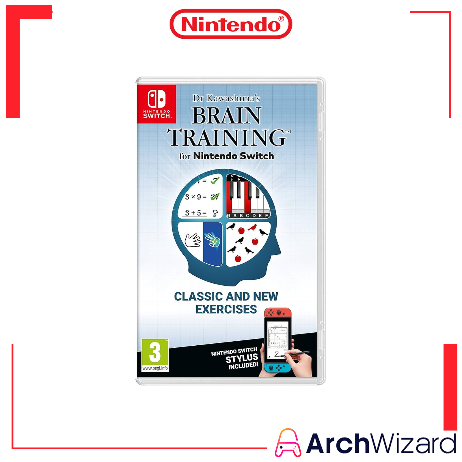 Cover Image_NS1_Dr Kawashimas Brain Training for Nintendo Switch_1_Edition2