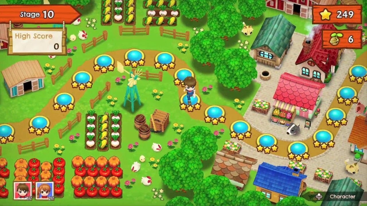 Nintendo Switch-Harvest Moon Mad Dash-gameplay