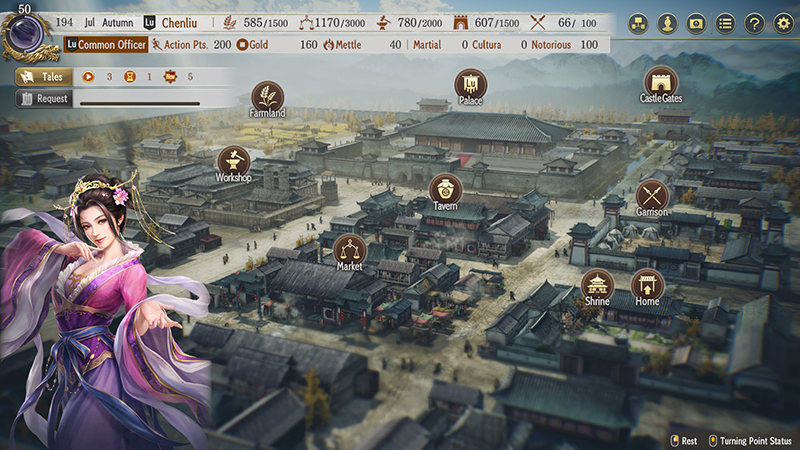 Nintendo Switch-Romance of the Three Kingdoms 8 Remake Destiny and Strategy Expansion Pack TCH Standard Edition-gameplay 2